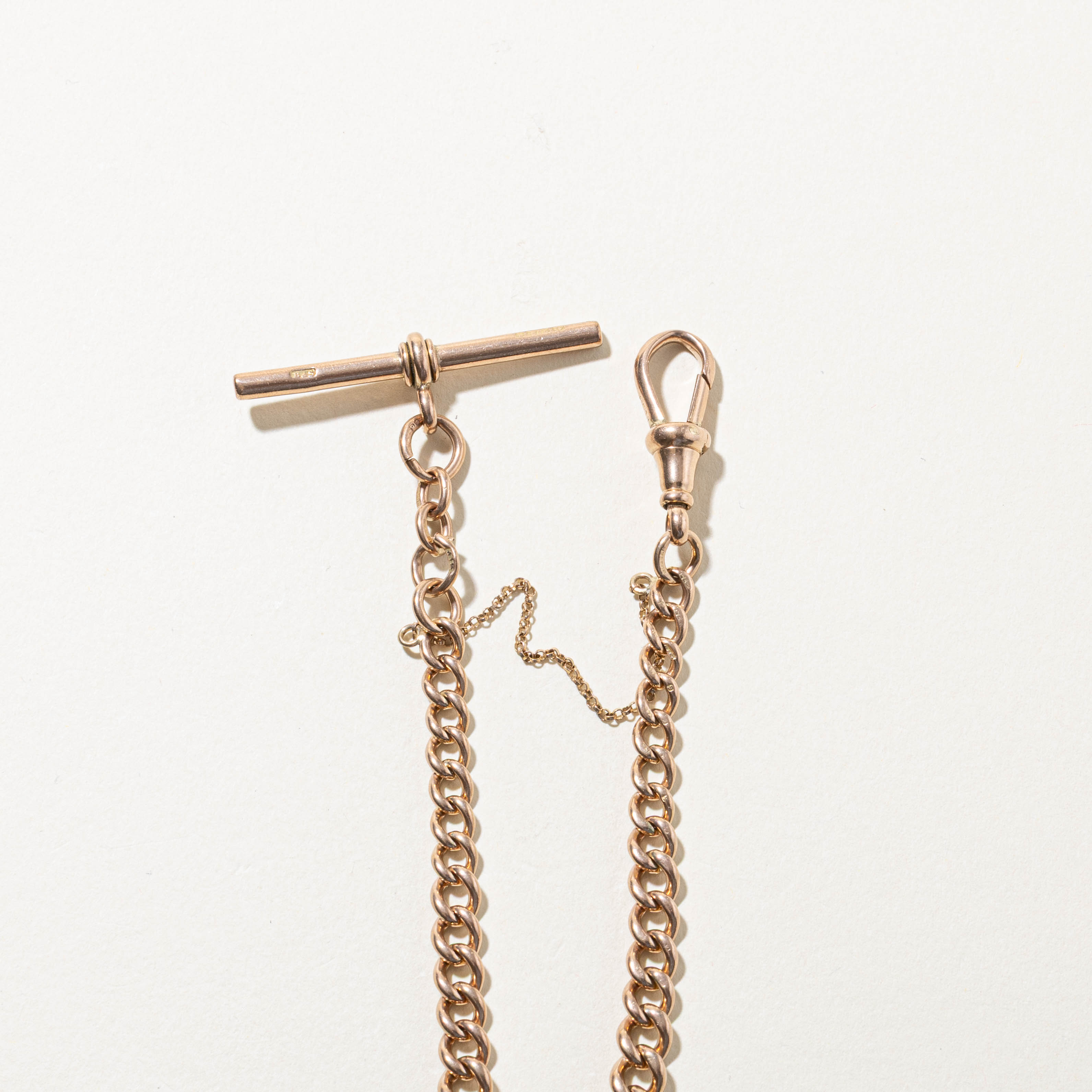 Birmingham 9k Rose Gold Toggle Clasp Bracelet