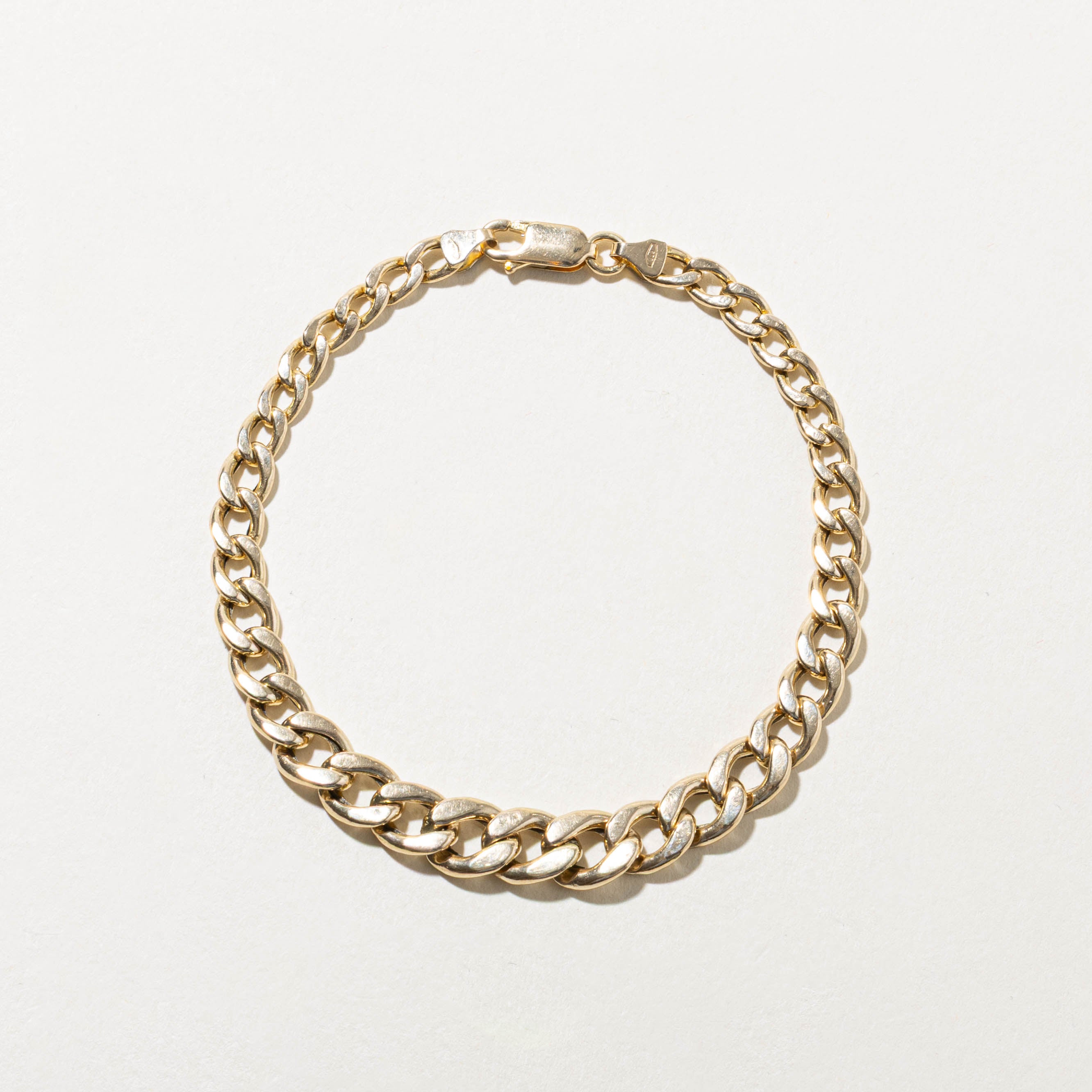 14k Cuban Link Bracelet | 7.5"