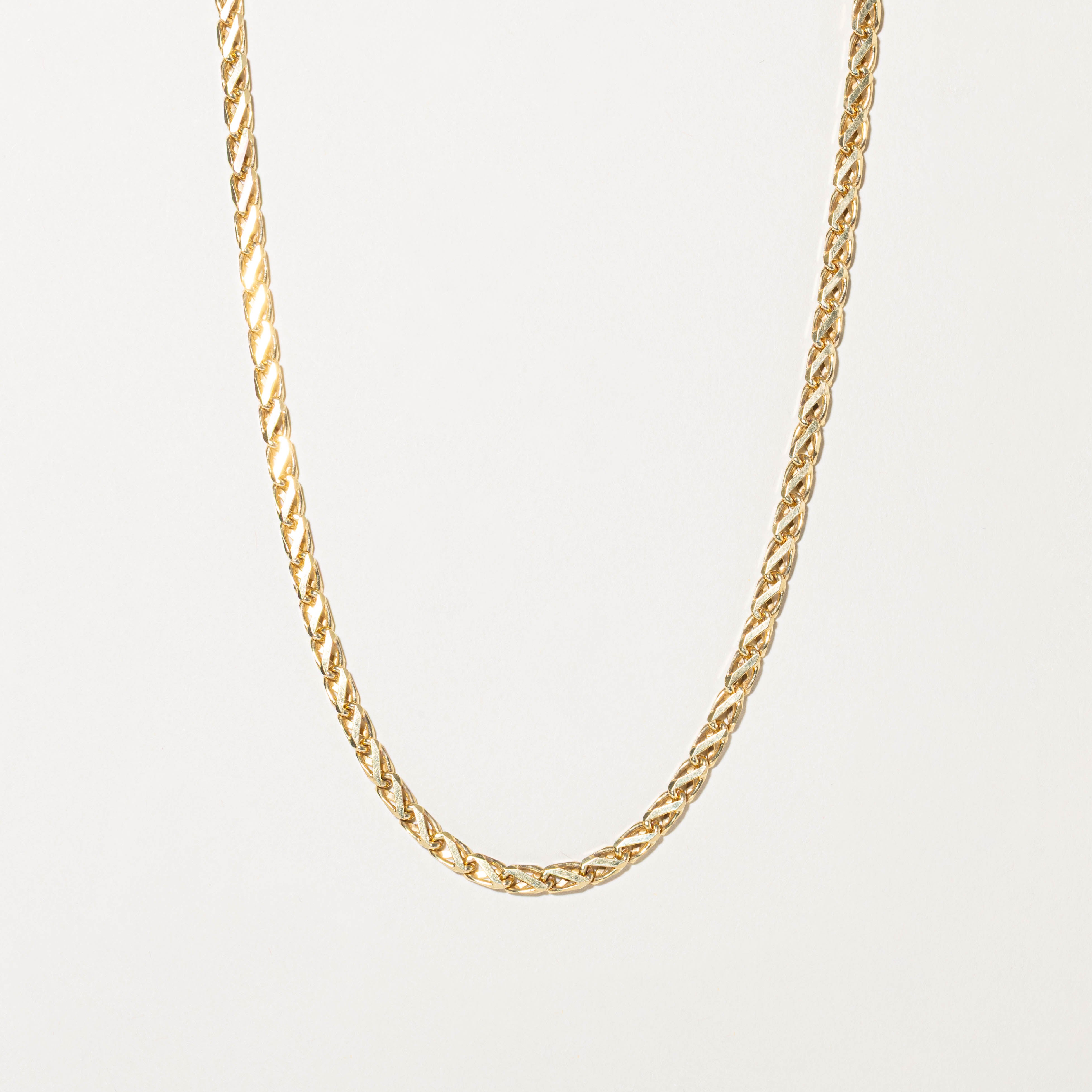 9k Diagonal Anchor Link Chain | 23"