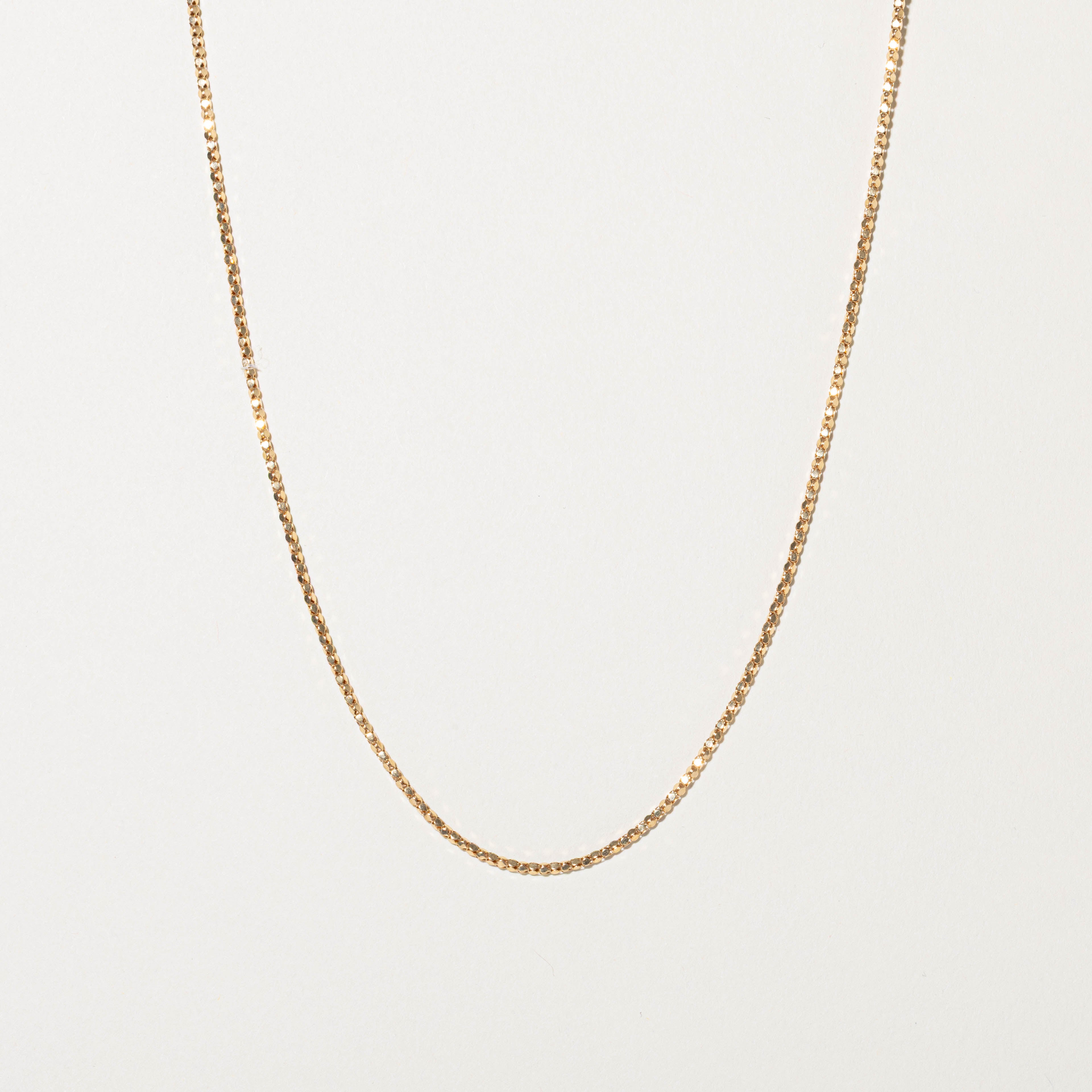 ‘Unoaerre’ 18k Beaded Chain | 19"