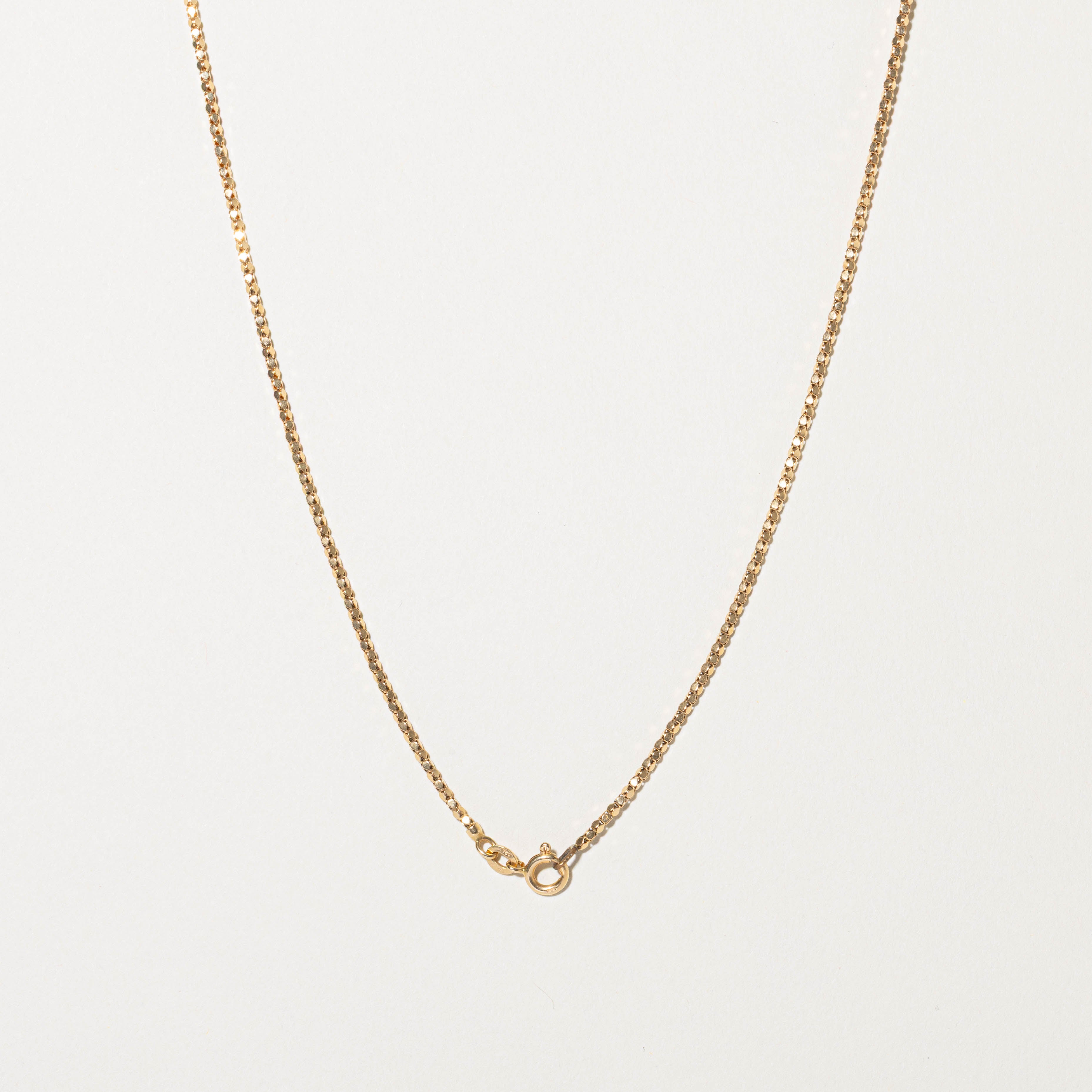 ‘Unoaerre’ 18k Beaded Chain | 19"
