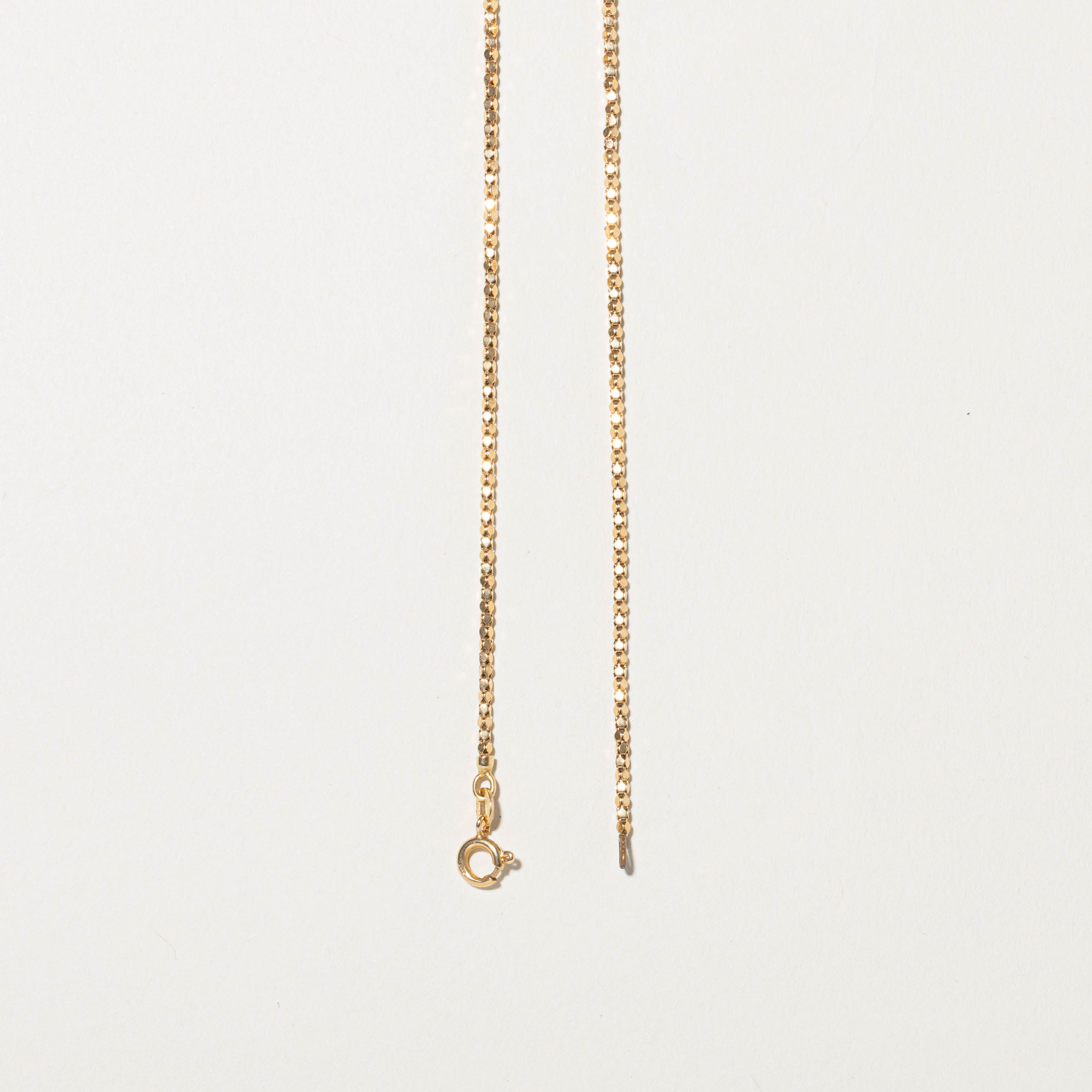 ‘Unoaerre’ 18k Beaded Chain | 19"