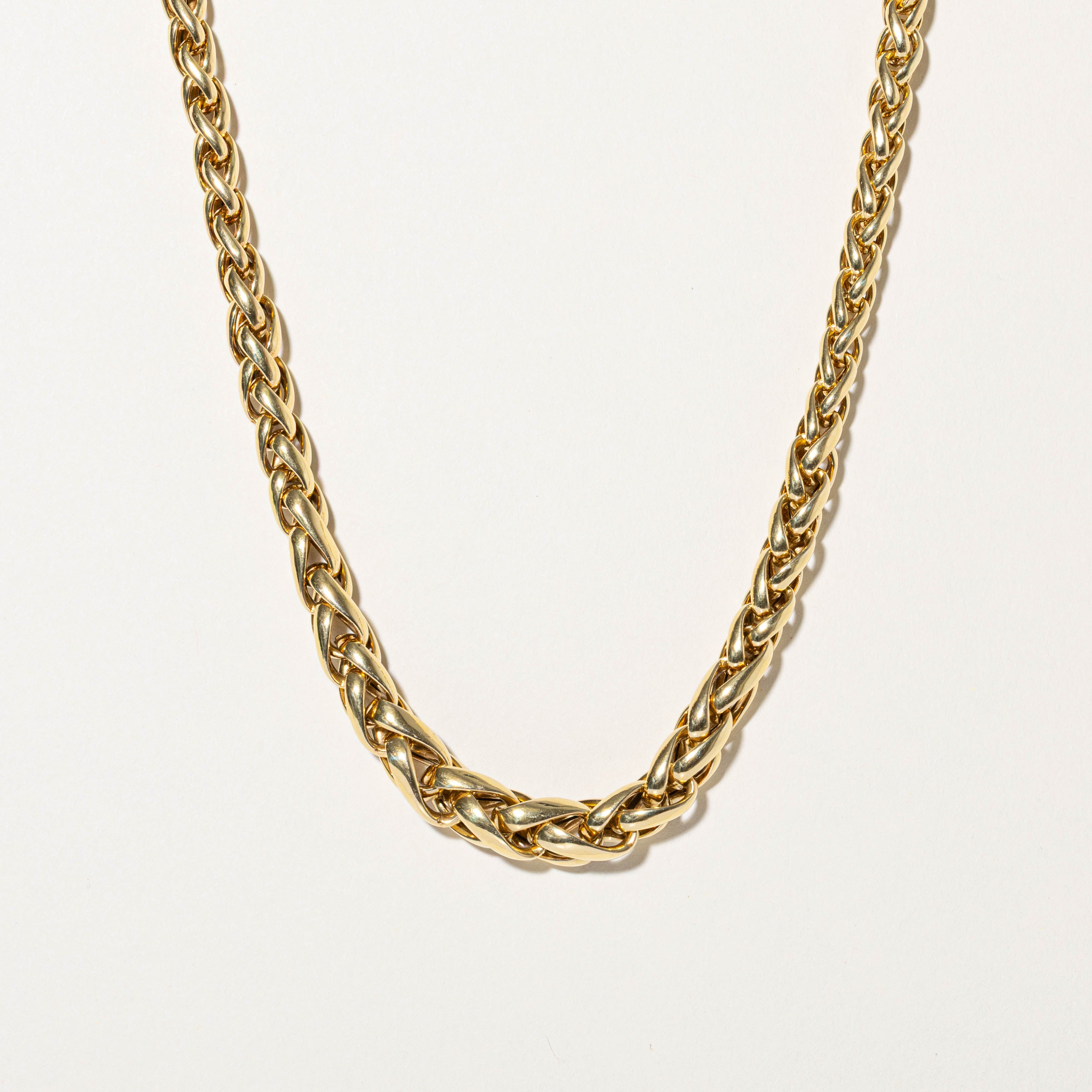 18k Large Wheat Chain | 18"
