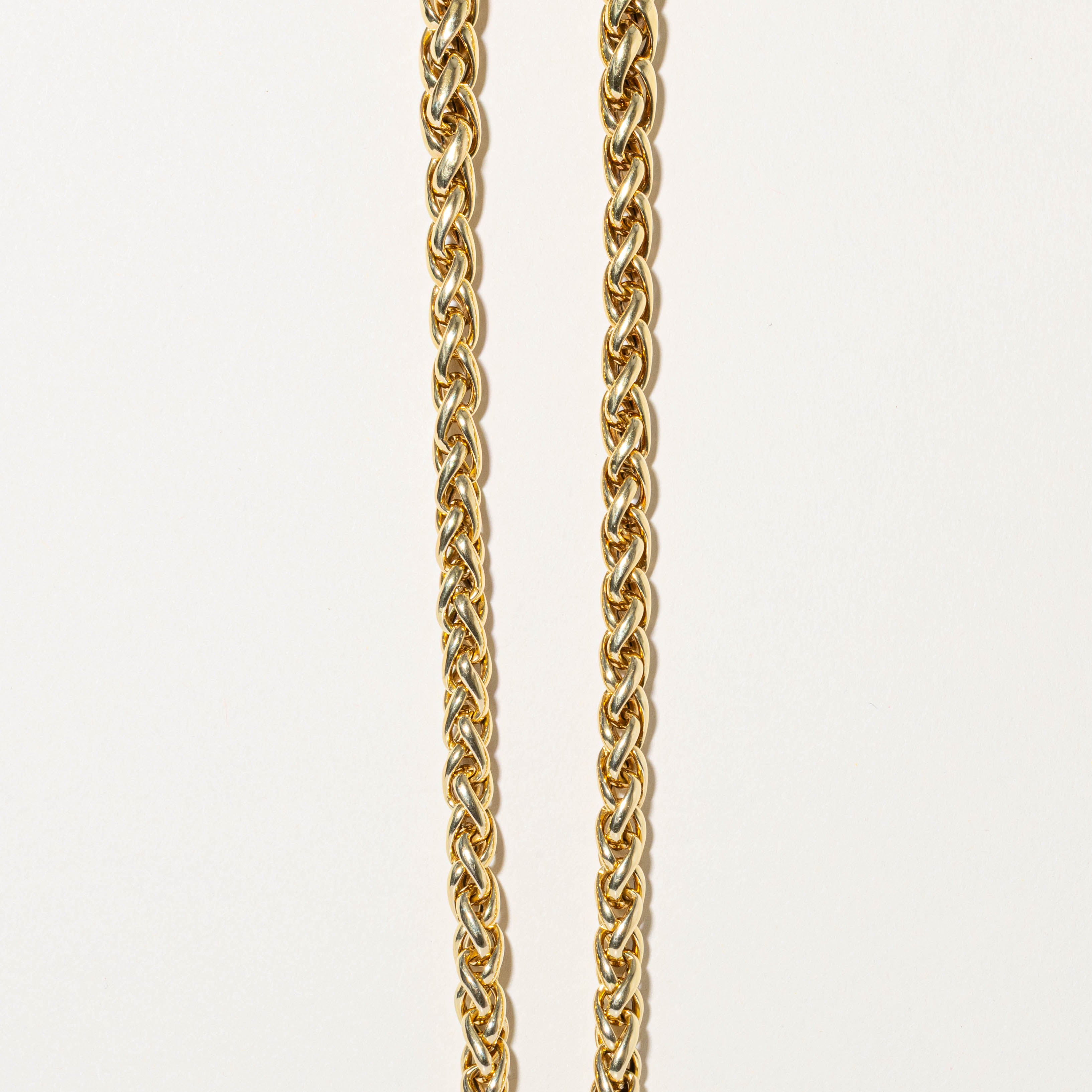 18k Large Wheat Chain | 18"