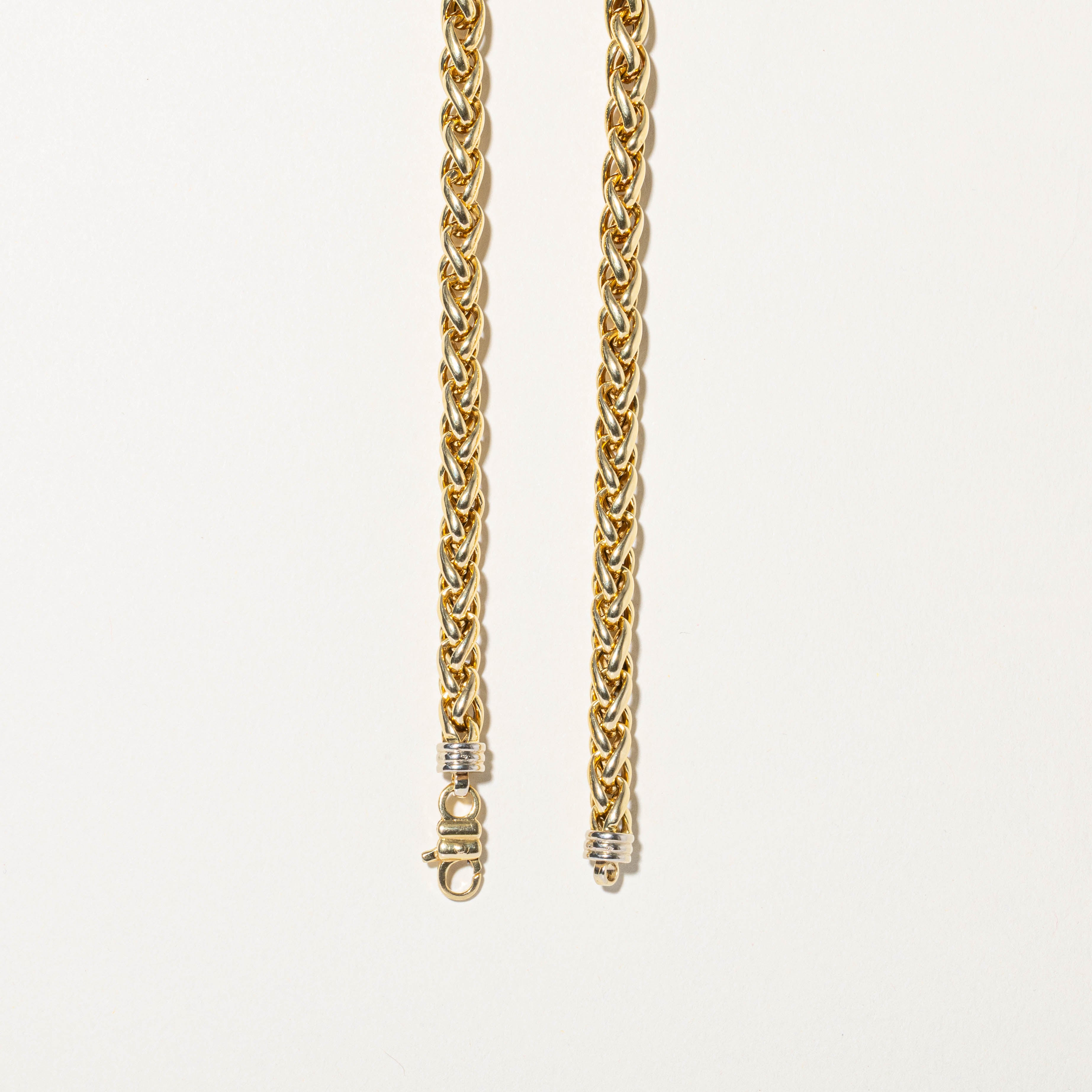 18k Large Wheat Chain | 18"