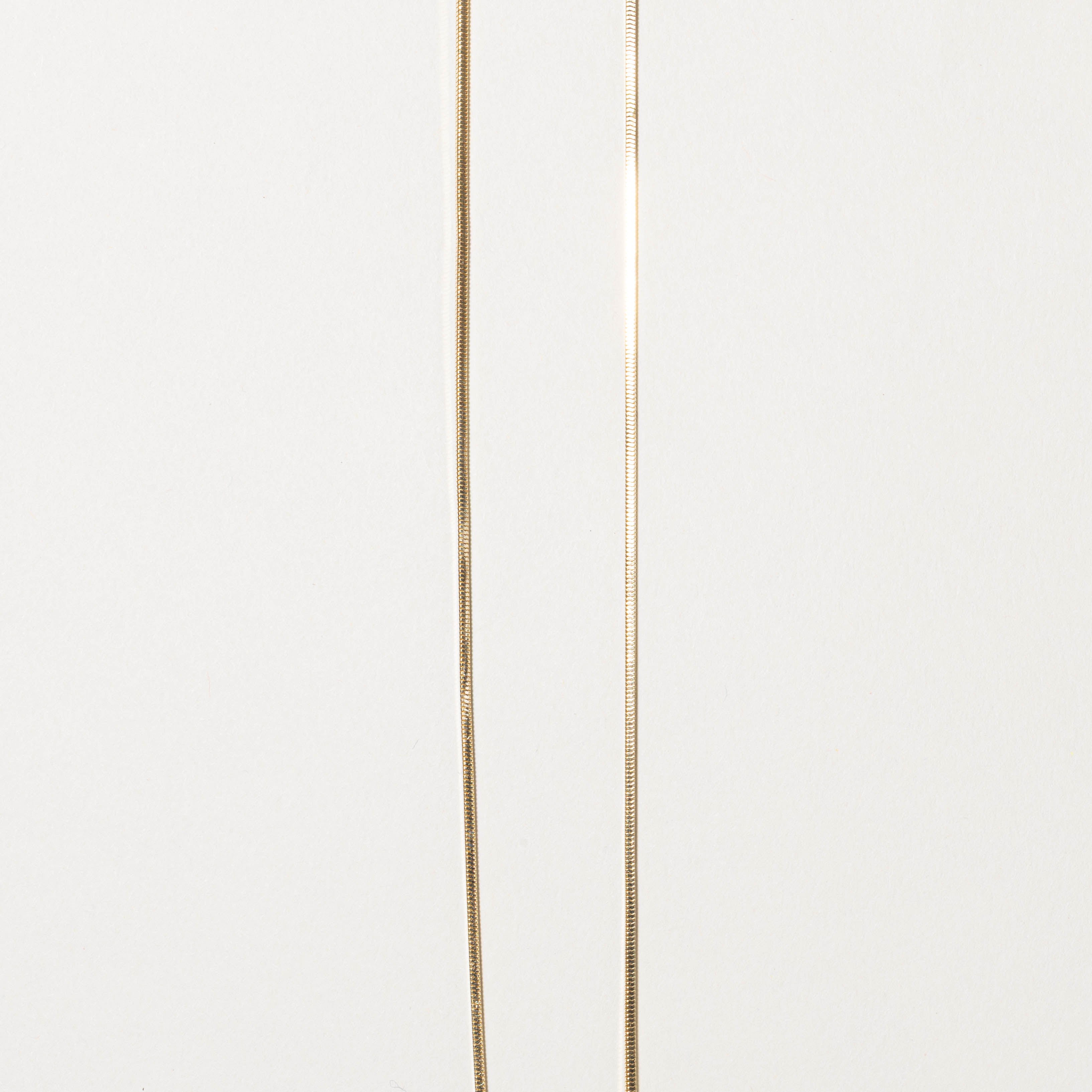 Italian 18k Herringbone Chain | 21"