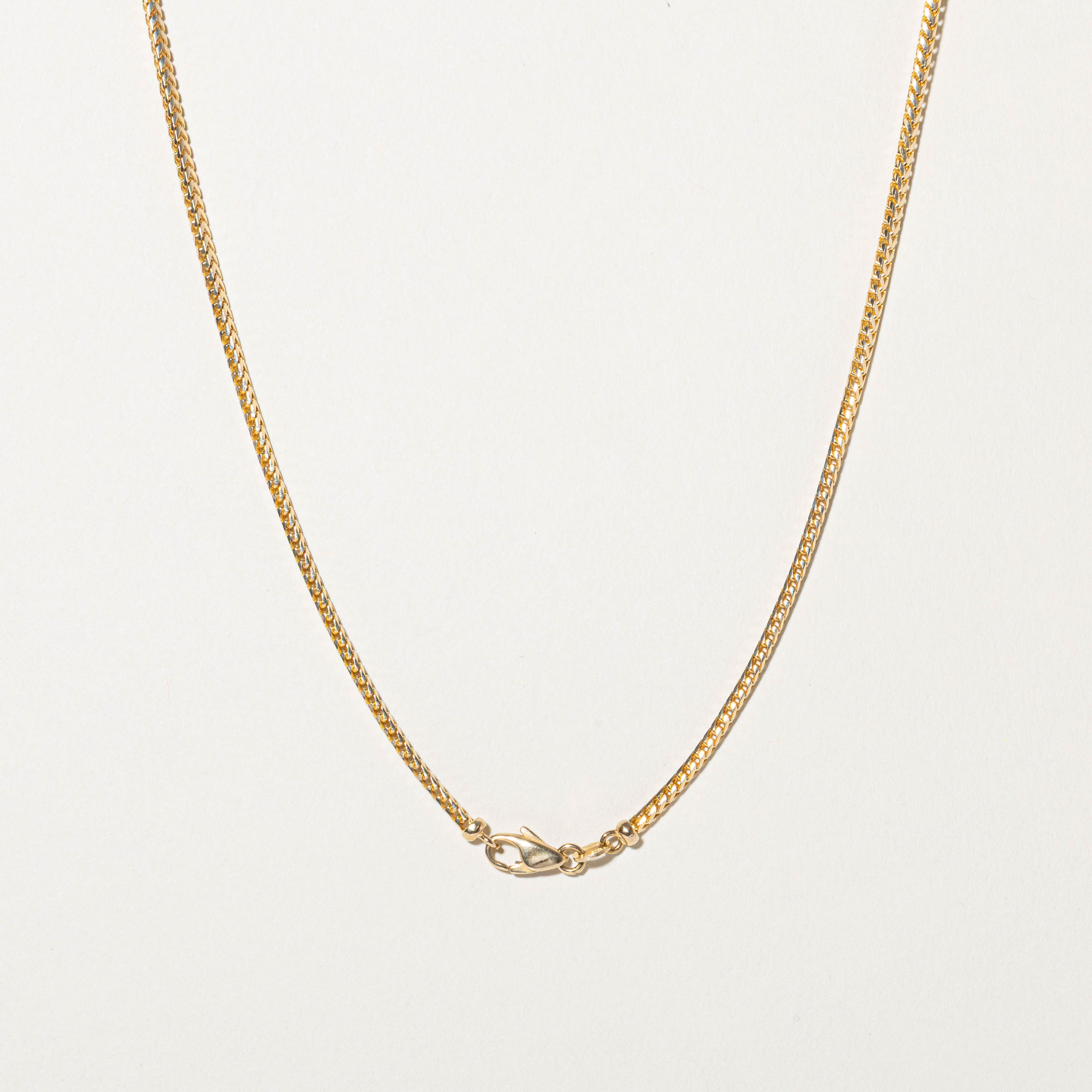 14k Franco Chain Necklace | 20"