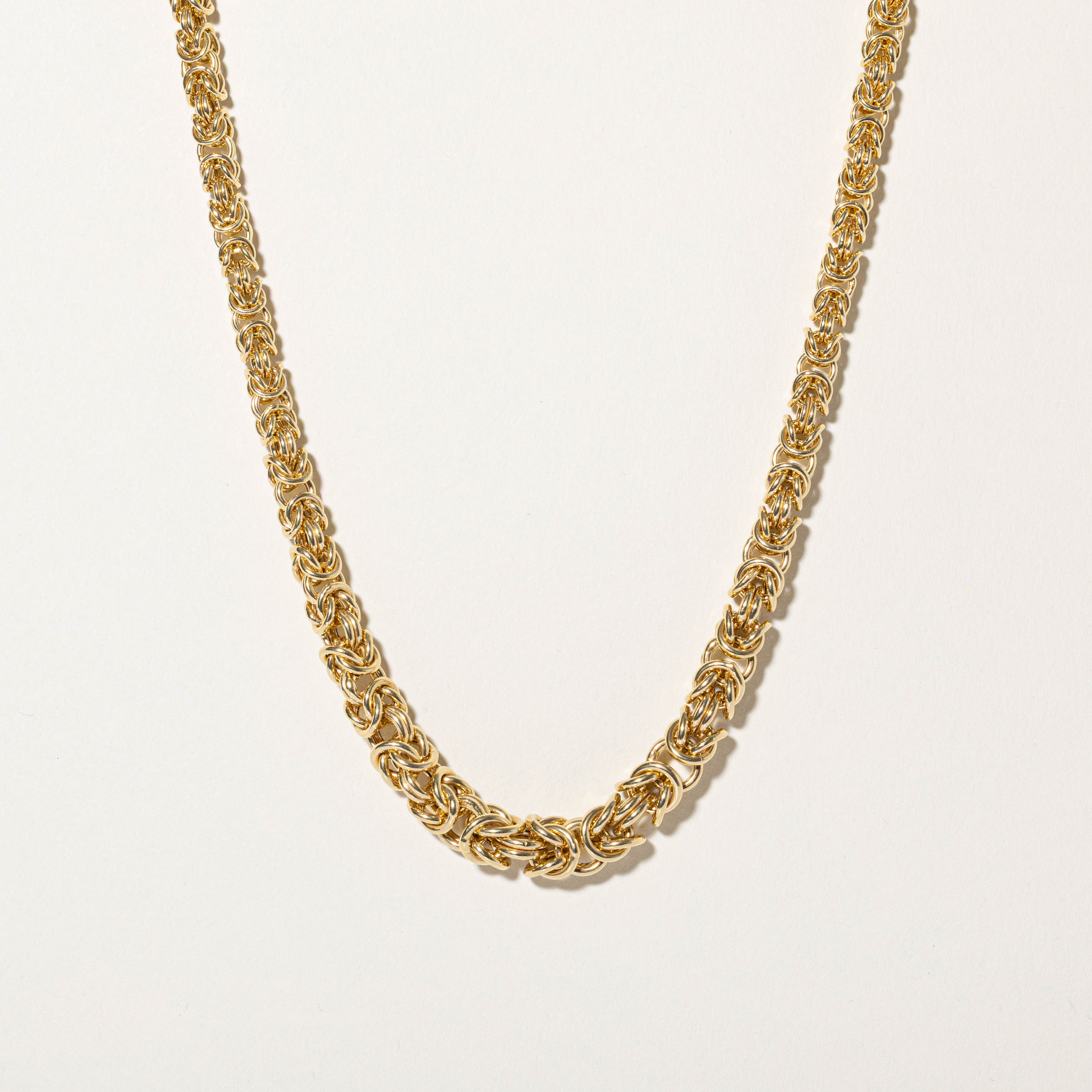 Italian 14k Byzantine Chain | 18"