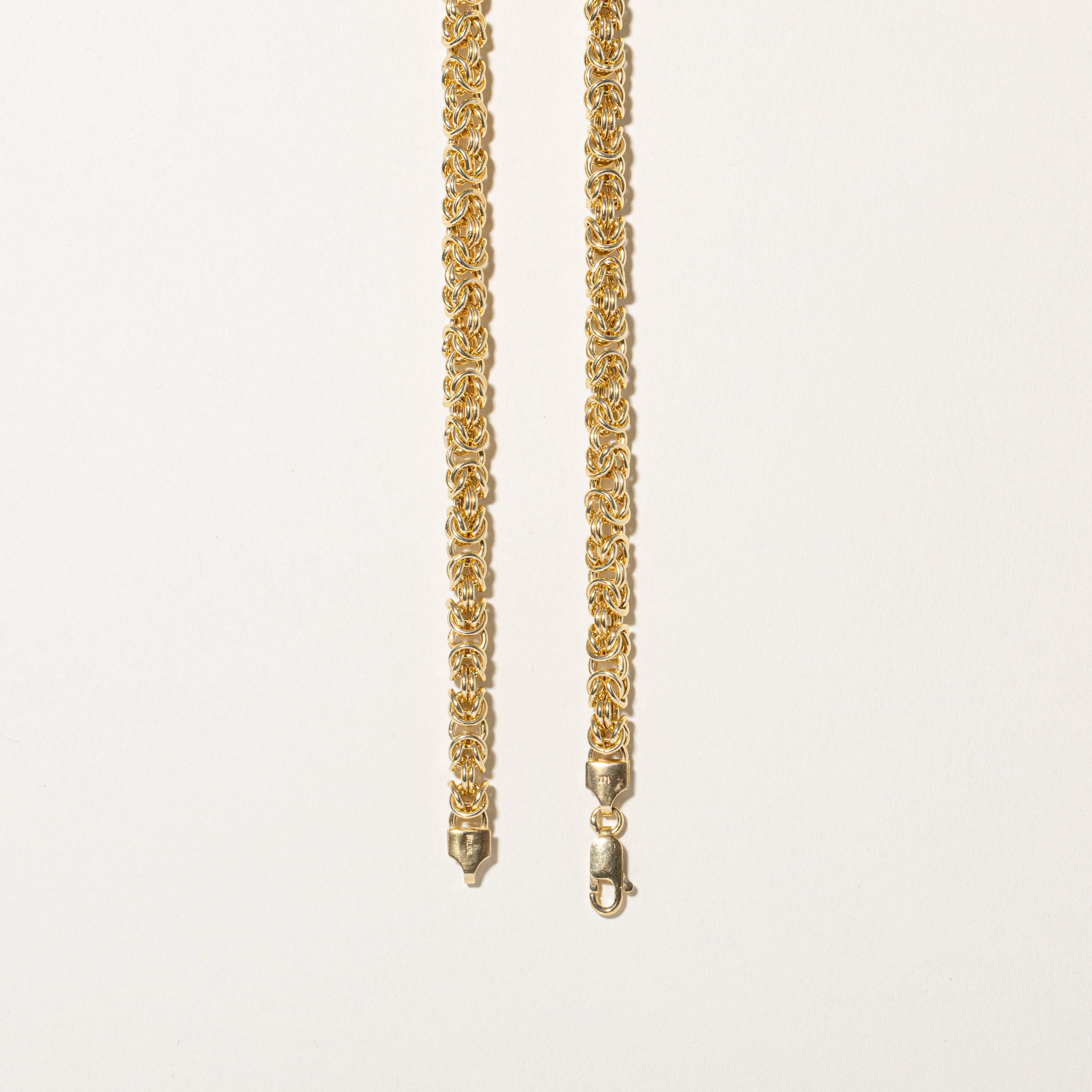 Italian 14k Byzantine Chain | 18"