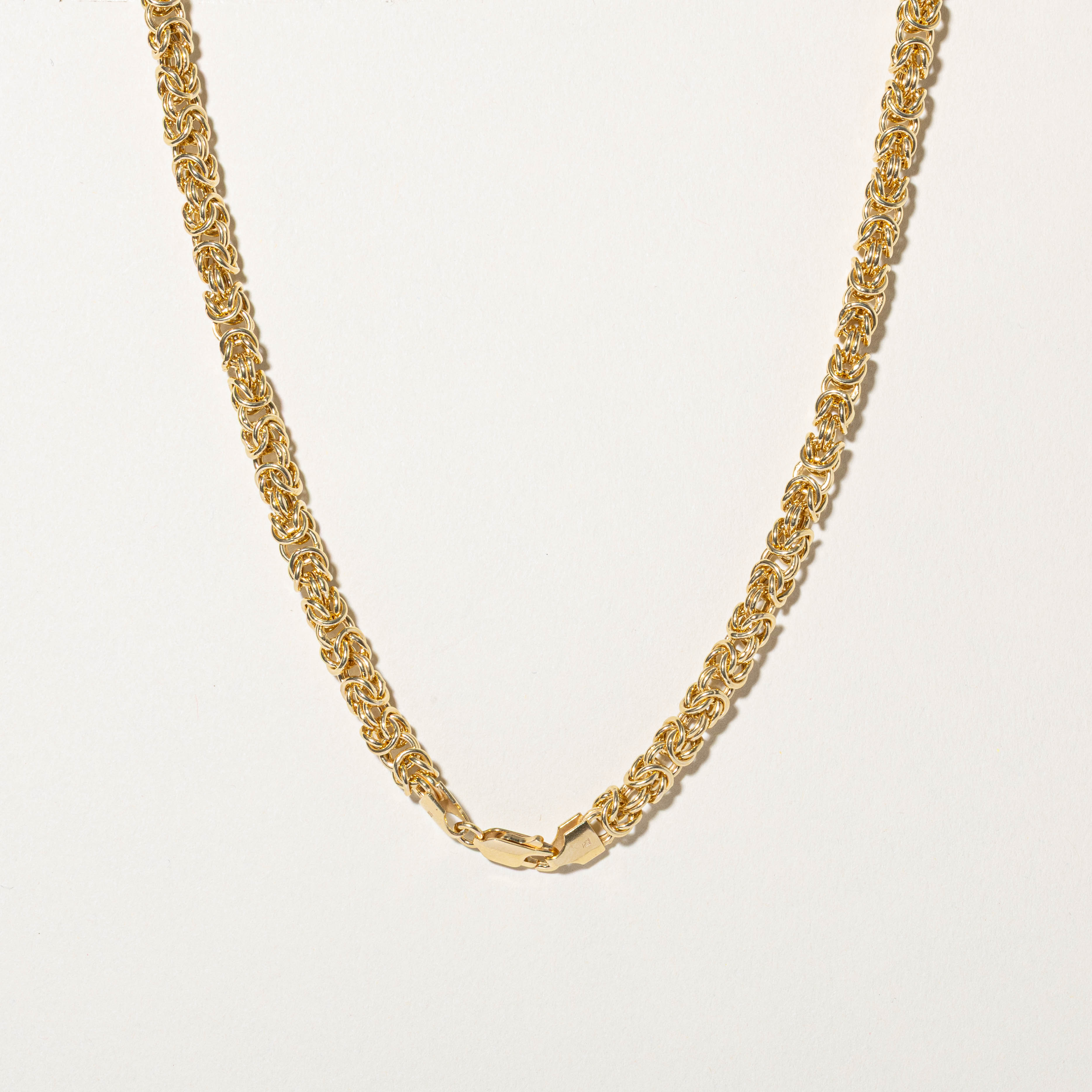 Italian 14k Byzantine Chain | 18"