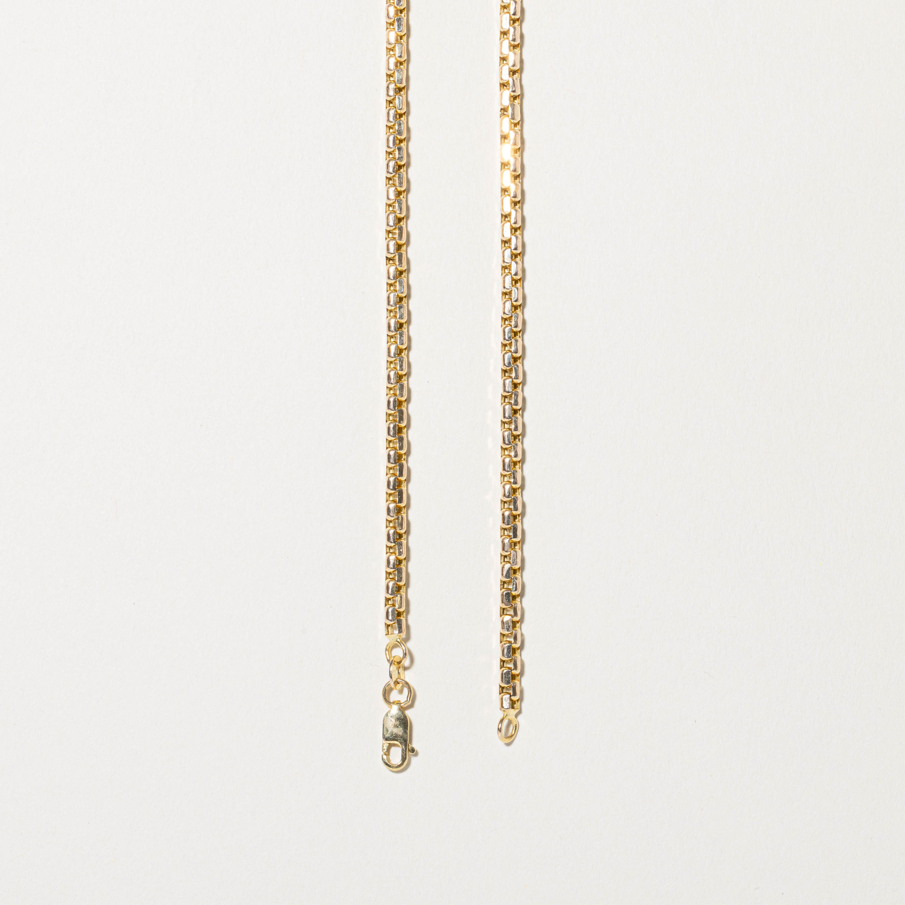 Italian 14k Box Link Chain | 24"