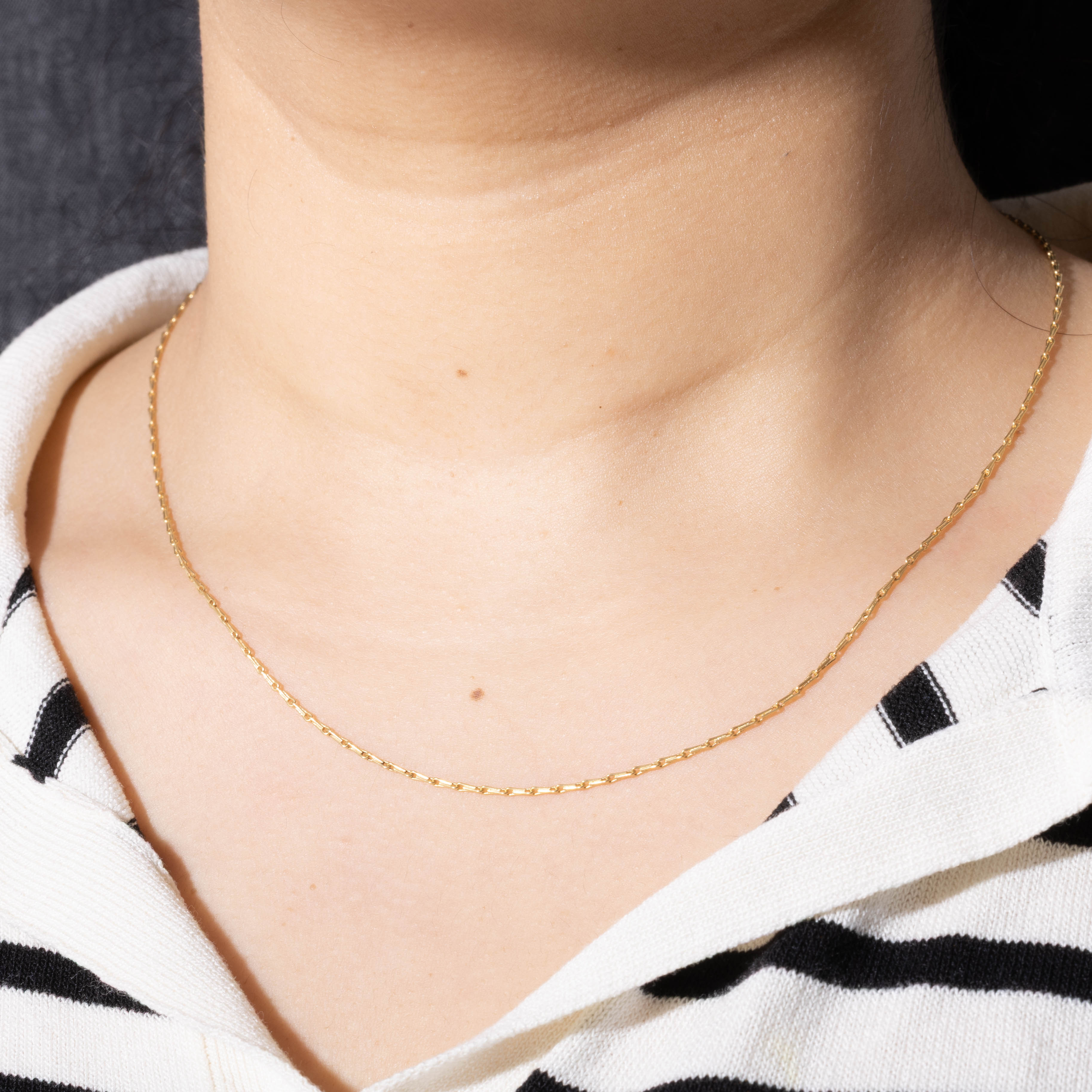 18k Barleycorn Chain | 18"