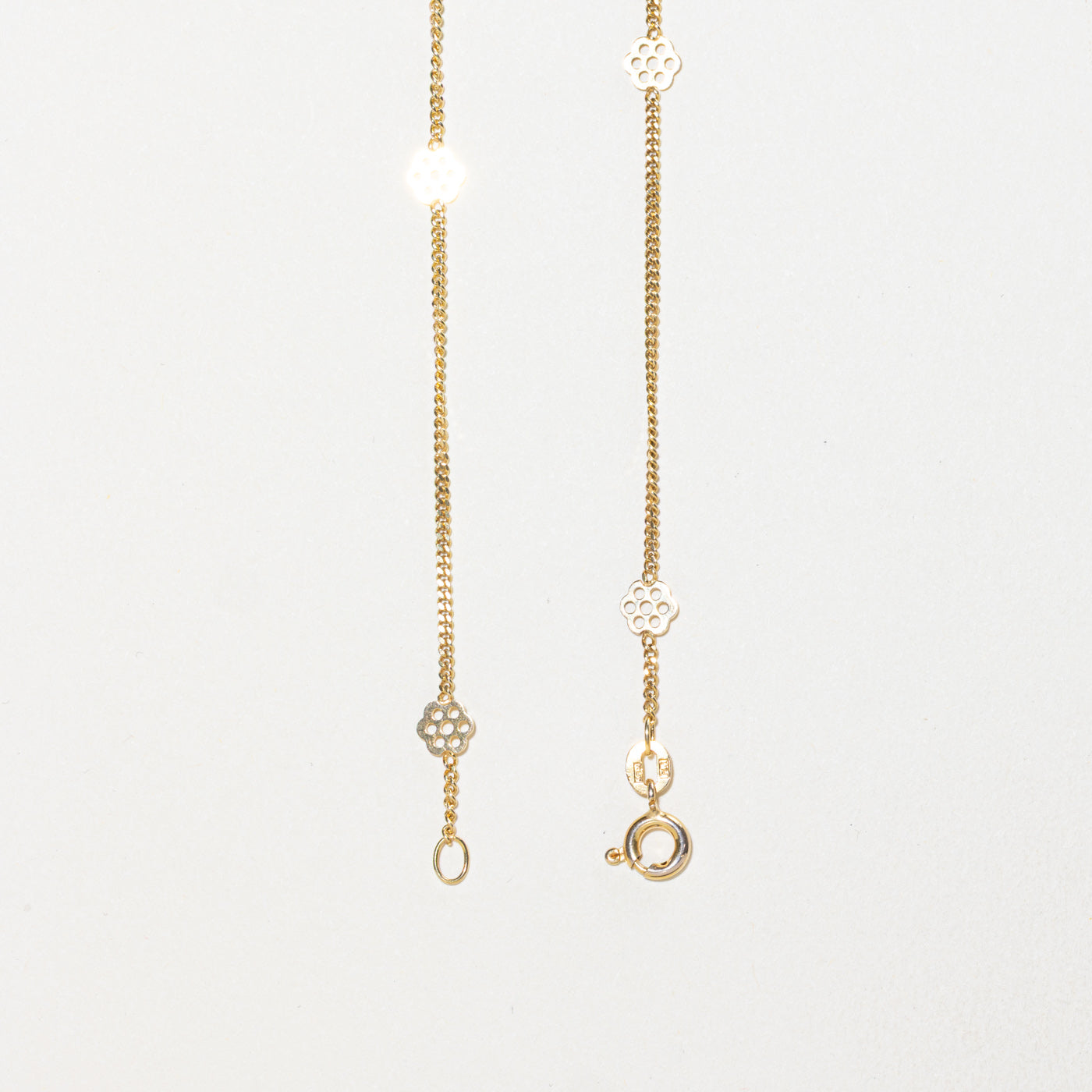 10k Satellite Honeycomb Pendant Necklace | 14"