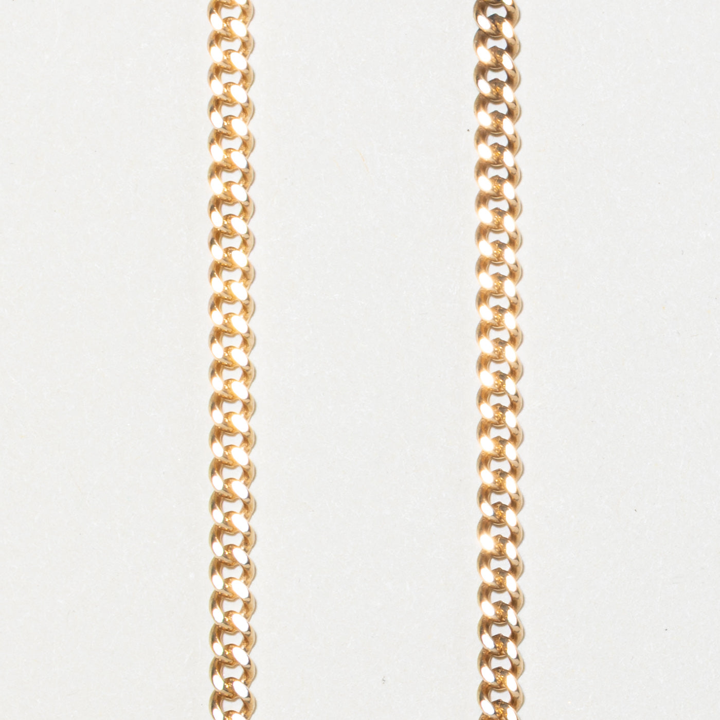 10k Curb Link Chain | 3mm | 22"