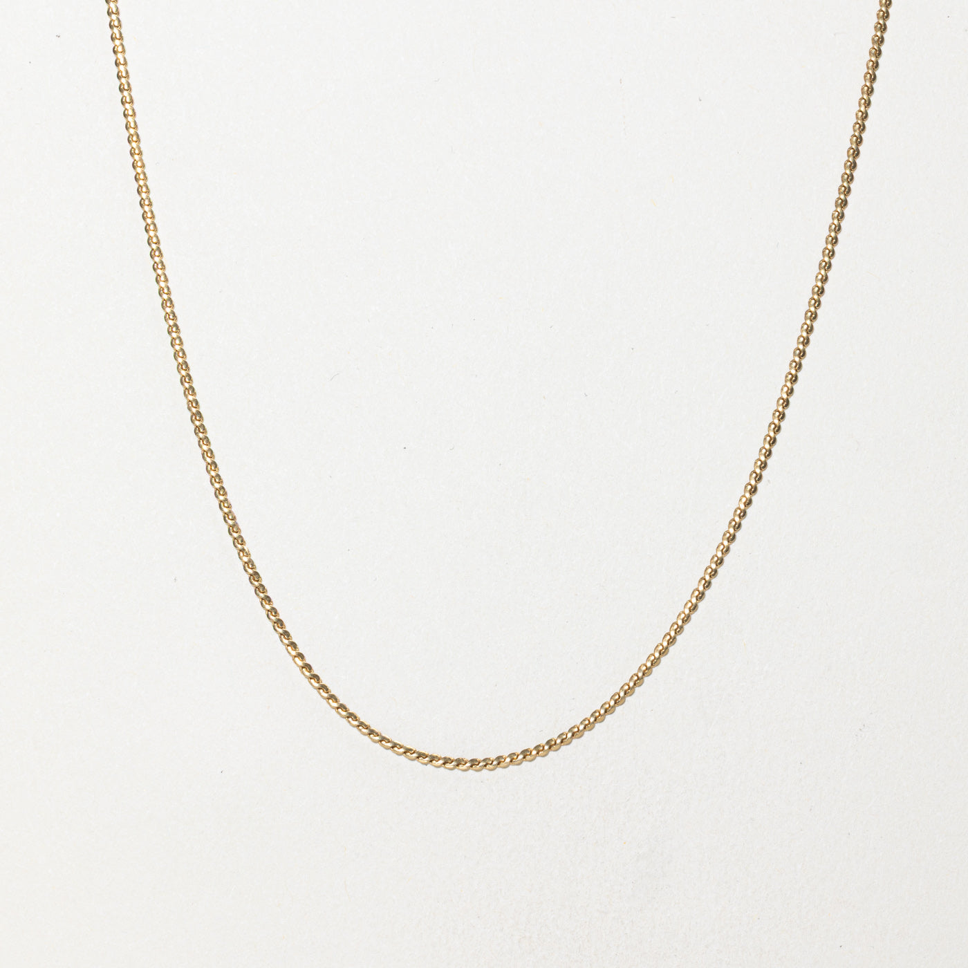 18k S Link Chain | 1.40mm | 20"