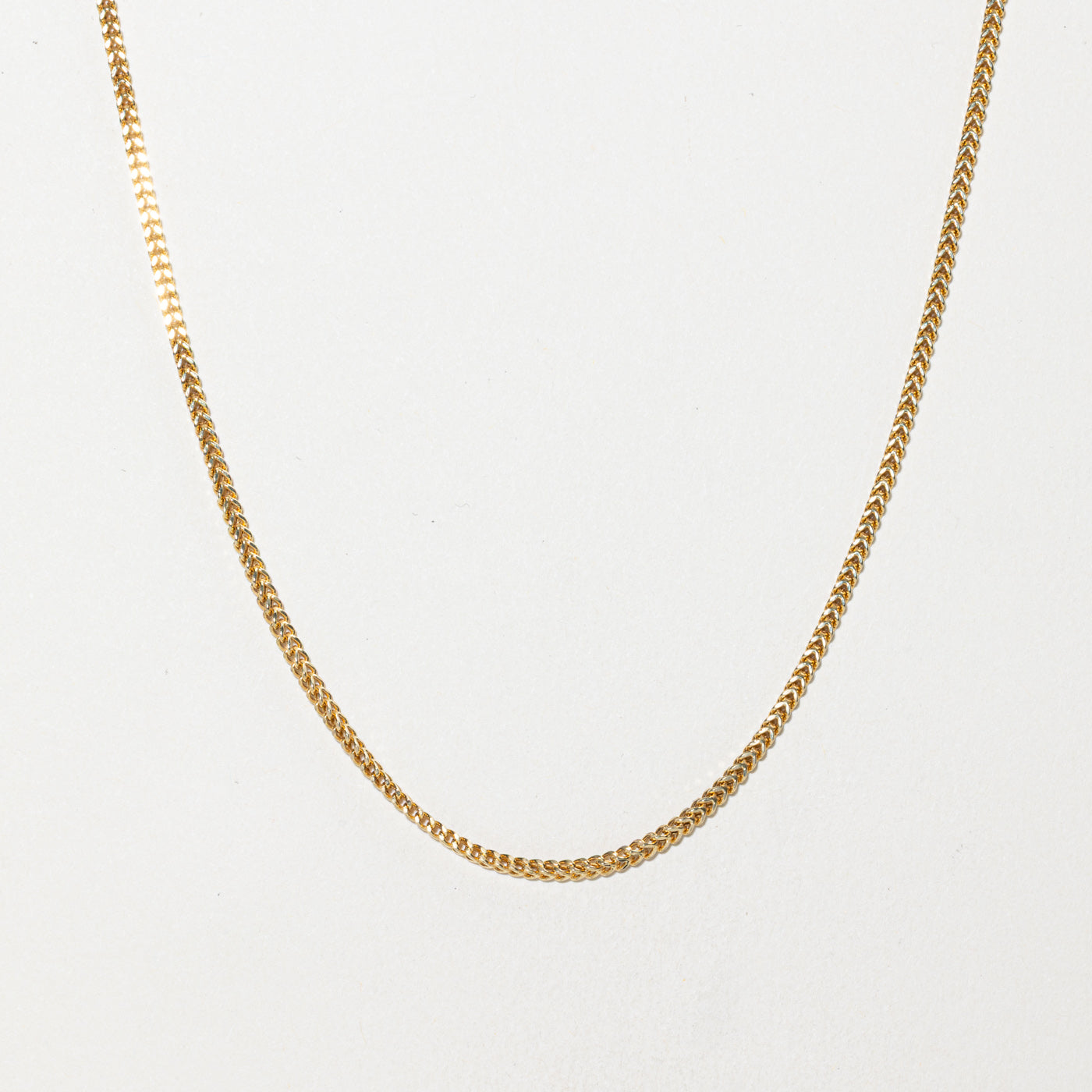 18k Foxtail Chain | 1.75mm | 21"