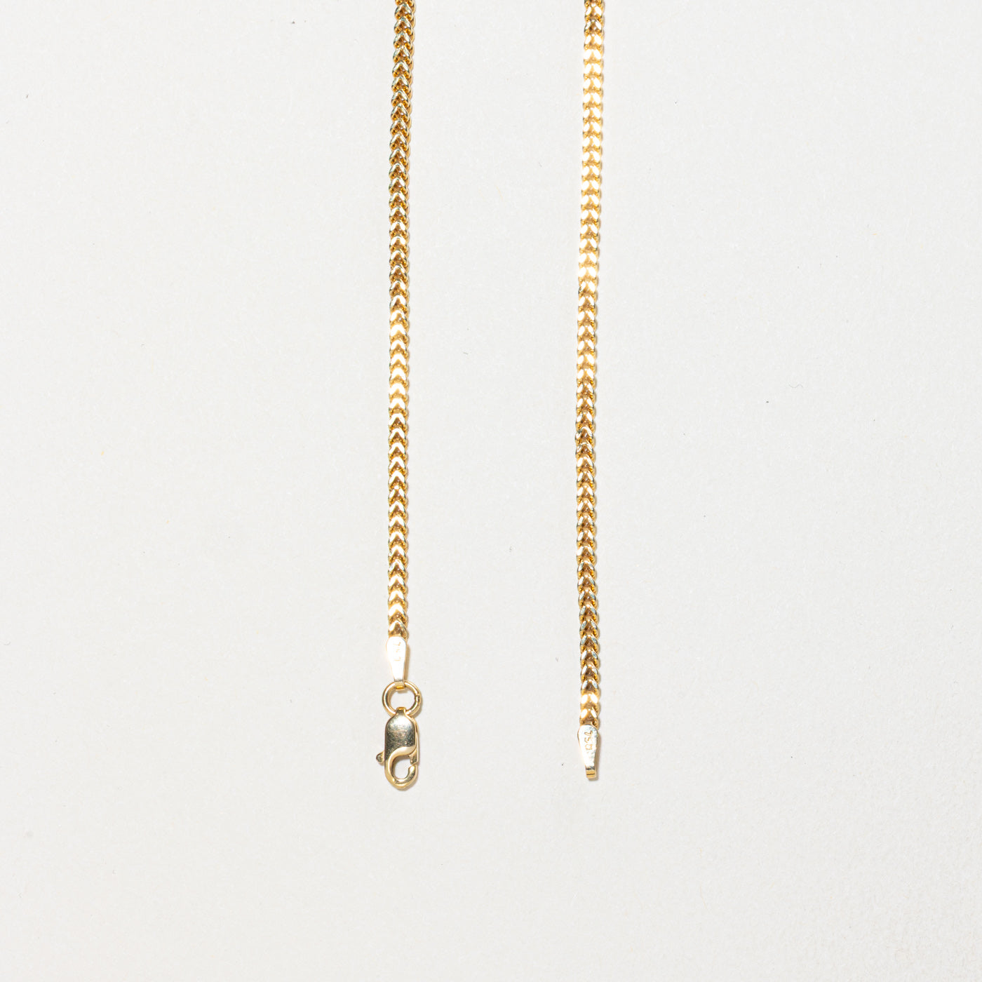 18k Foxtail Chain | 1.75mm | 21"