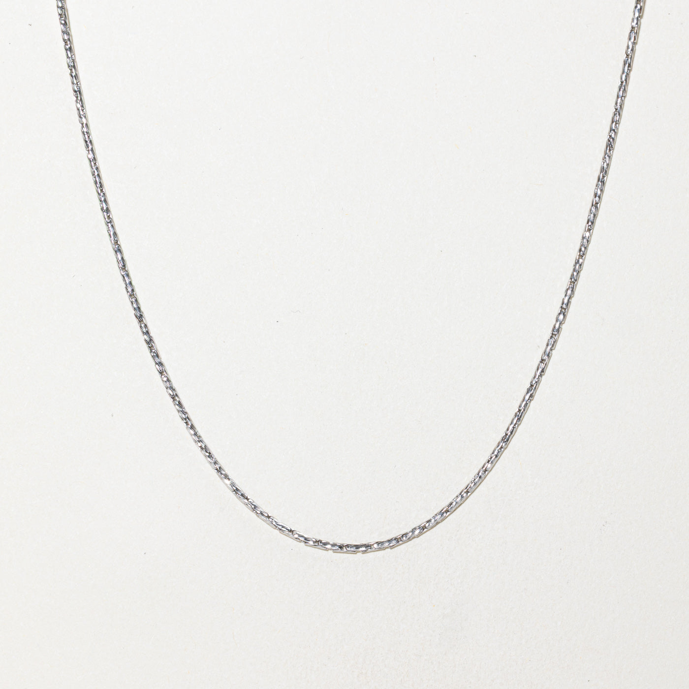 18k Modified Box Link Chain | 1.40mm | 18"