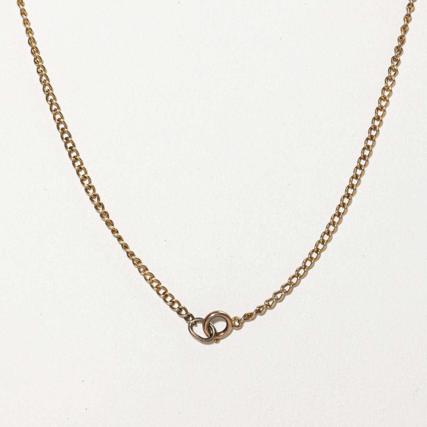 1964 London 9k St. Christopher Medallion Necklace | 12"
