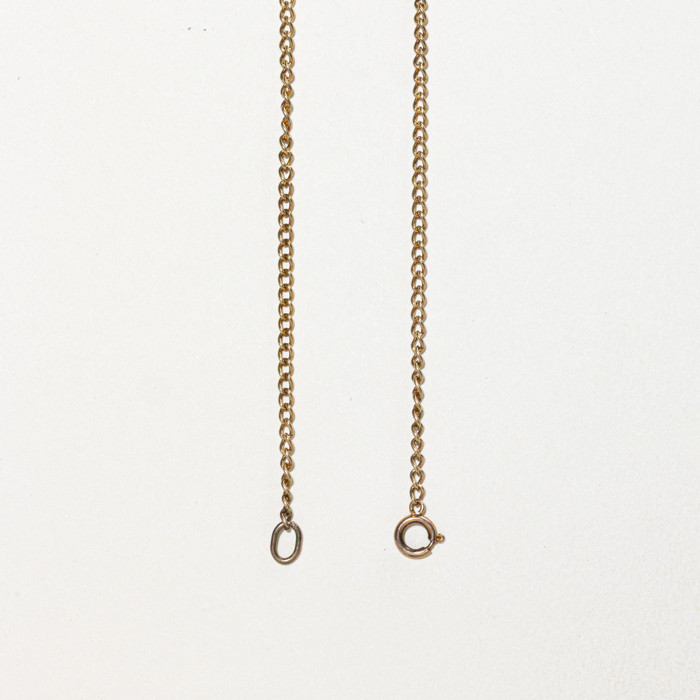 1964 London 9k St. Christopher Medallion Necklace | 12"