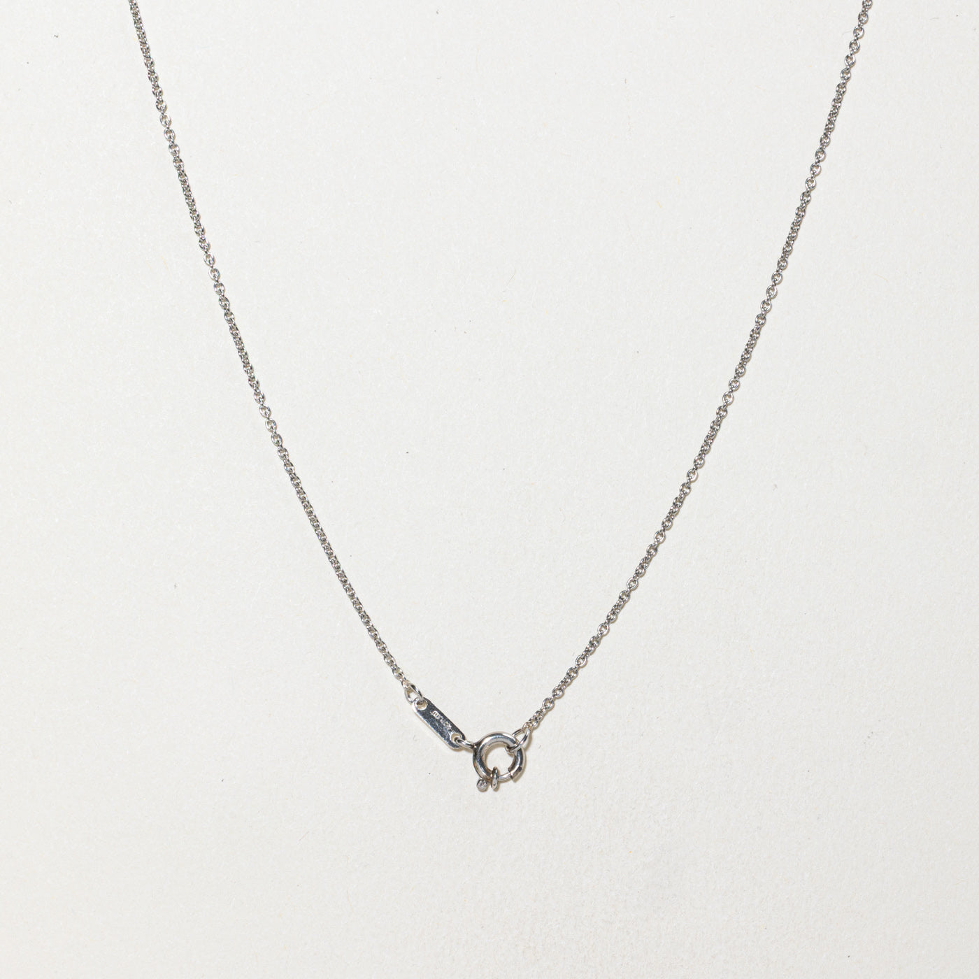 Platinum Cable Link Chain | 1.10mm | 20"
