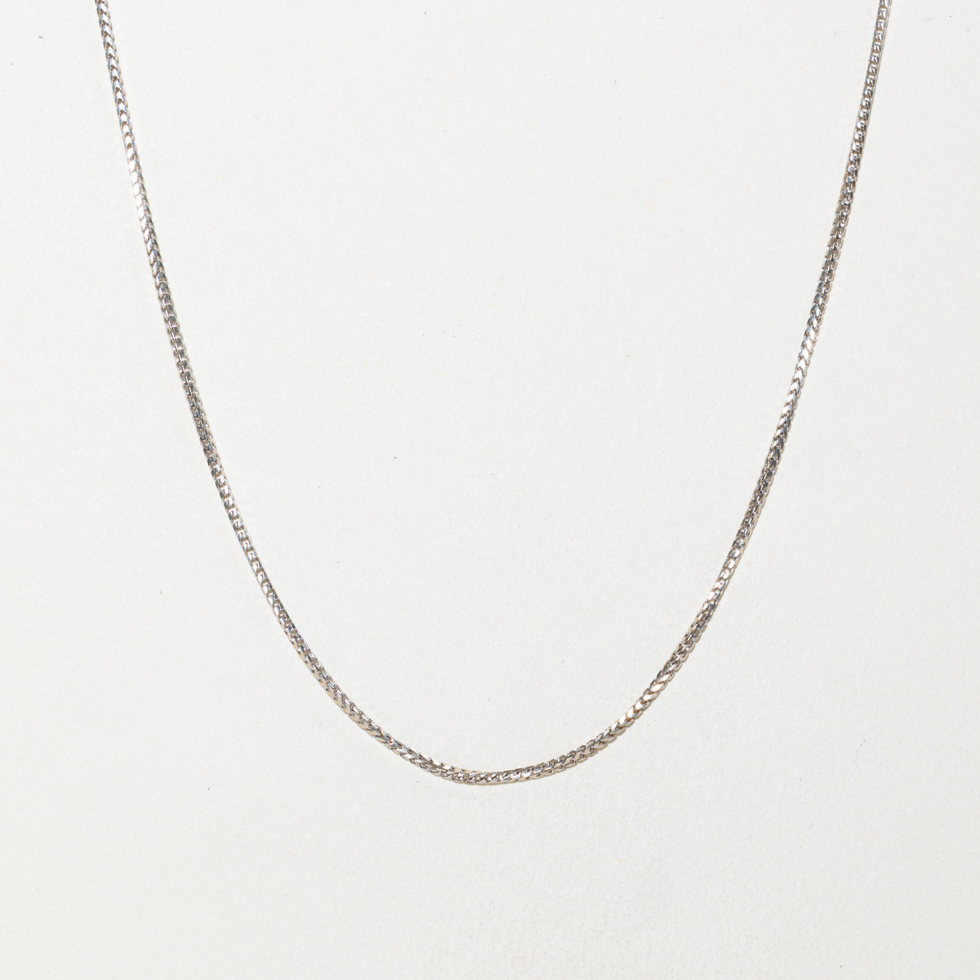18k Modified Barleycorn Chain | 1.20mm | 15"