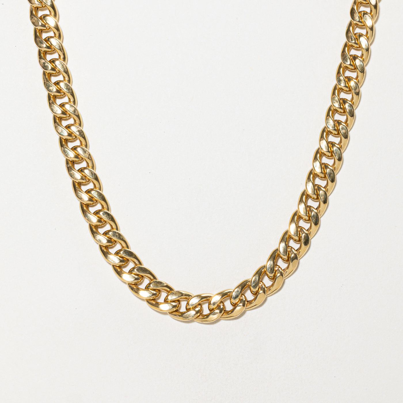 ‘Birks’ 18k Cuban Link Chain | 7.50mm | 25"