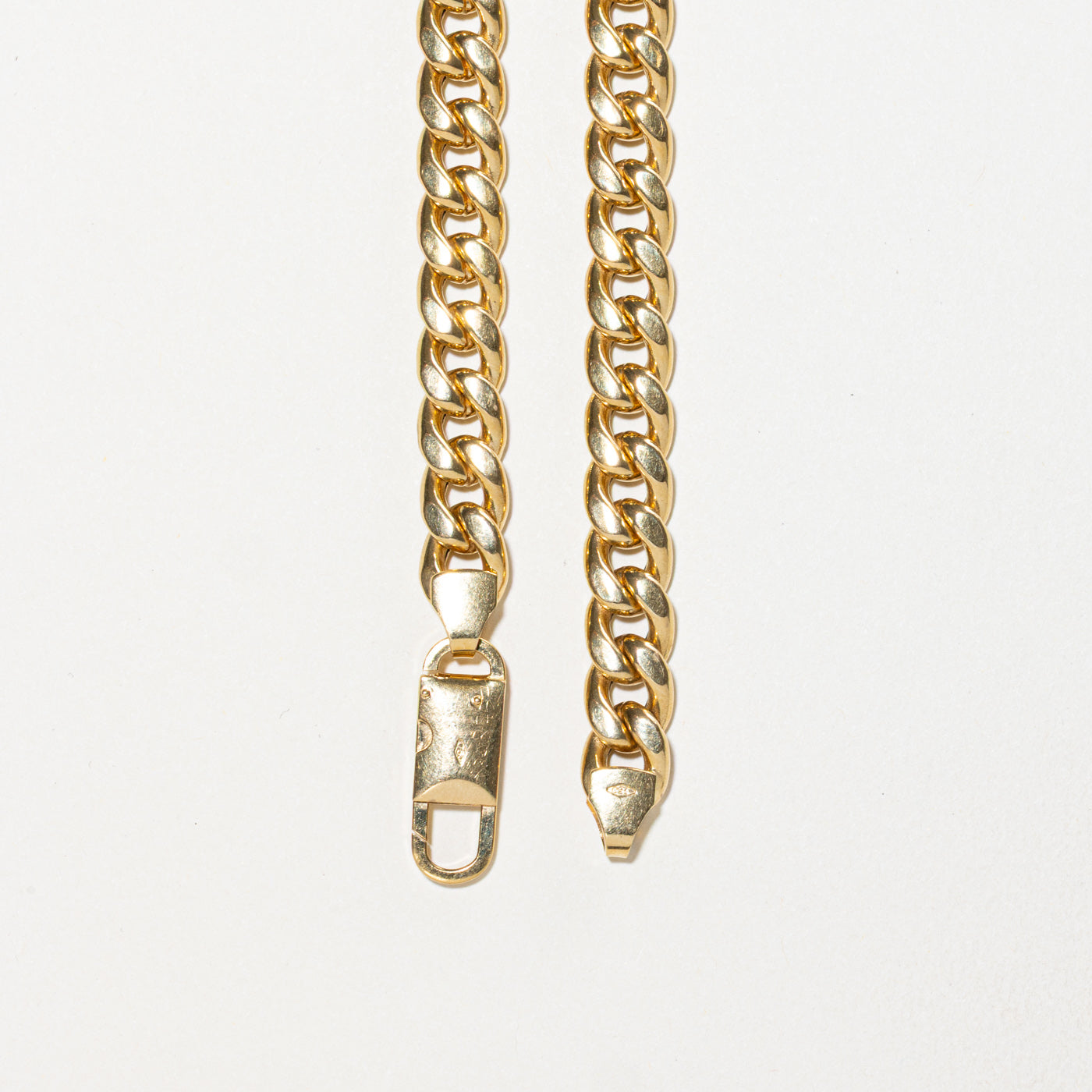 ‘Birks’ 18k Cuban Link Chain | 7.50mm | 25"