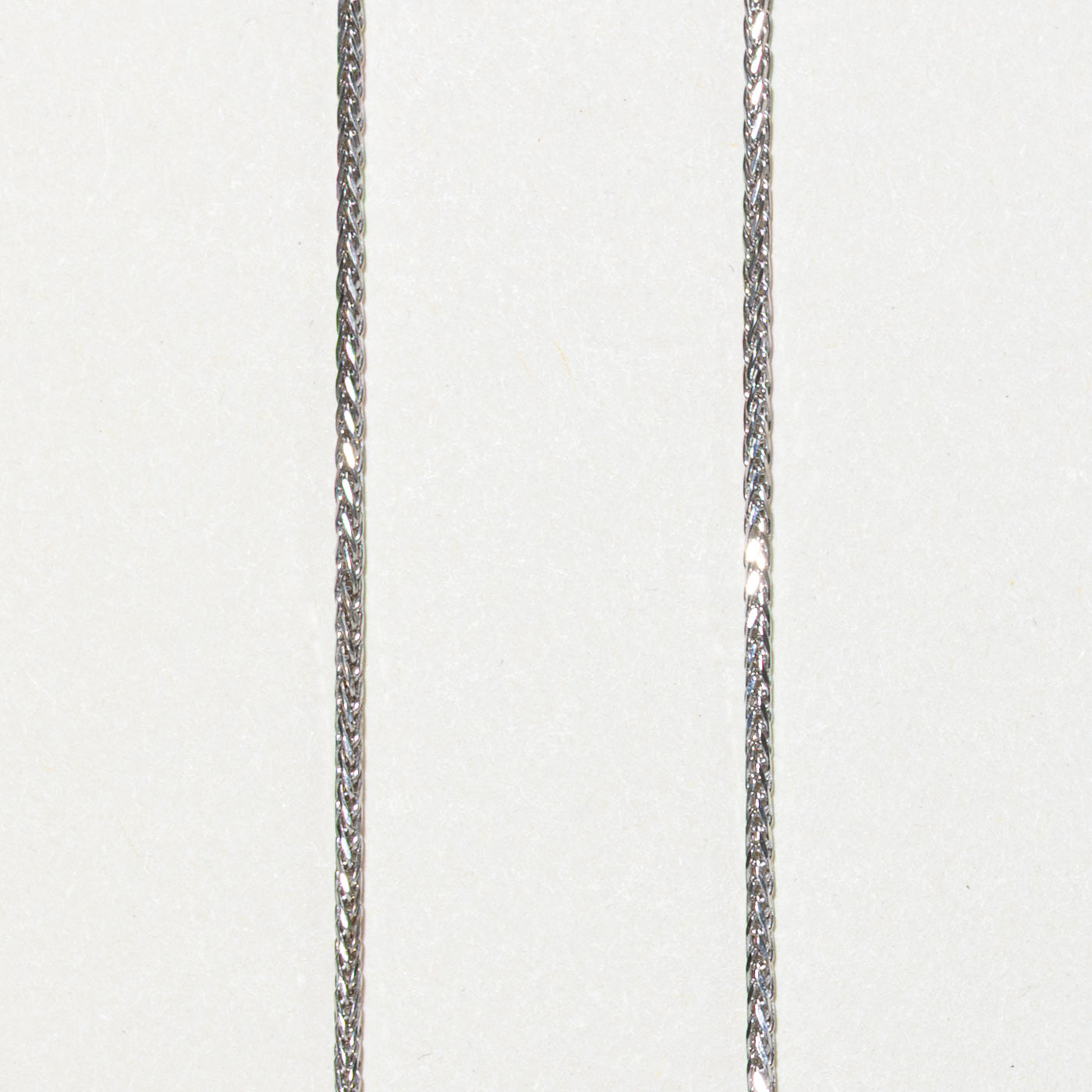 14k White Gold Wheat Chain | 1.30mm | 19"