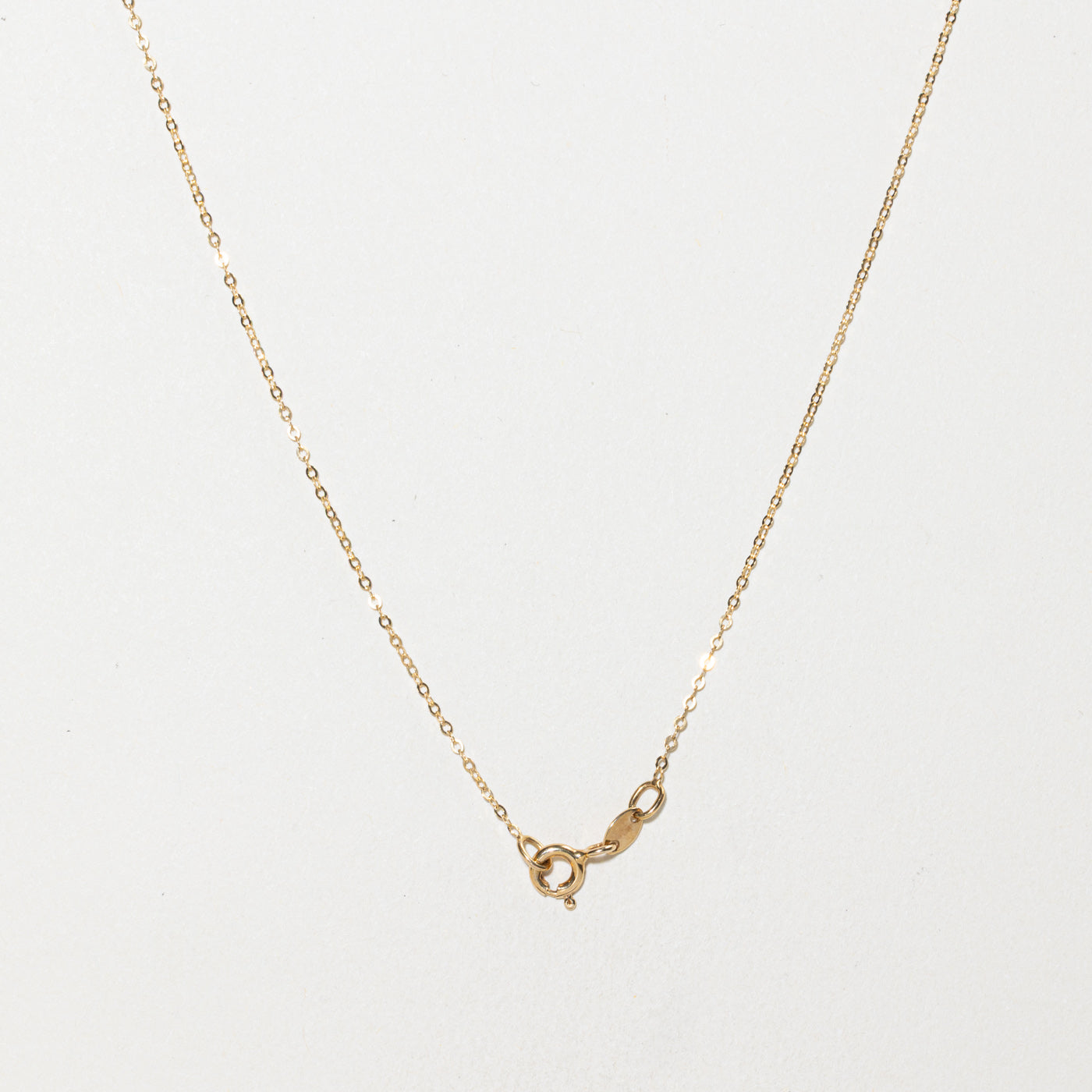 14k Interlocking Circles Necklace | 18"