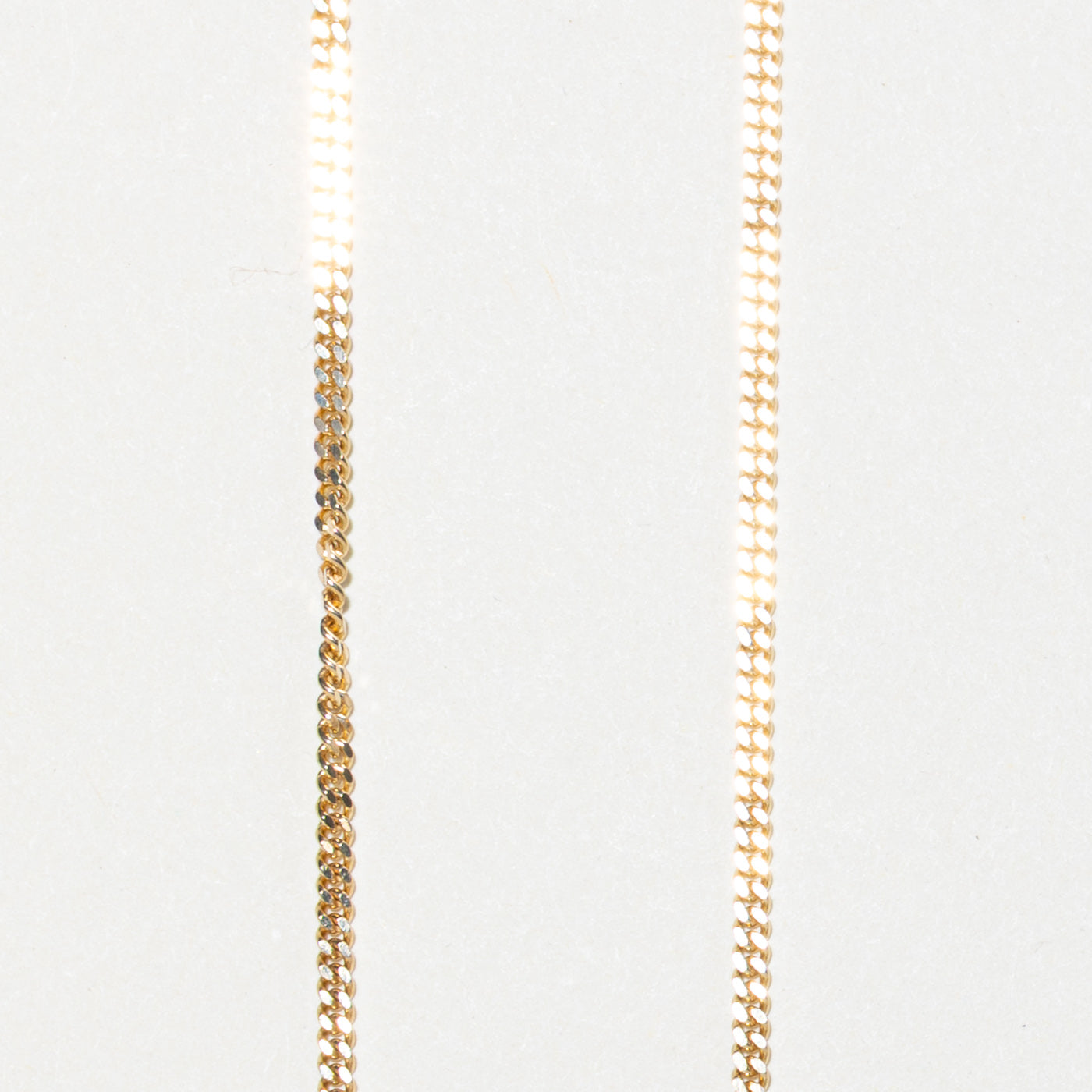 ‘Pyrrha’ 14k Curb Link Chain | 1.60mm | 20"