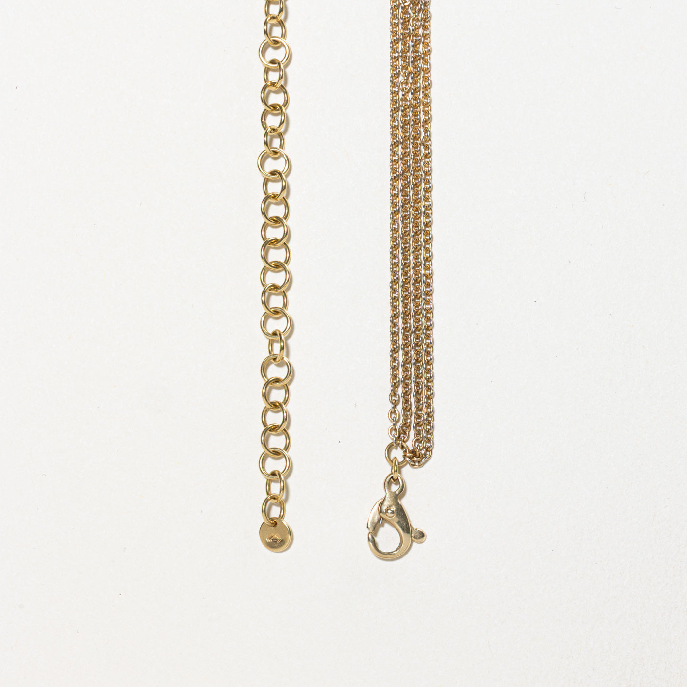 14k Layered Multi Strand Cable Chain Necklace | 21.5"