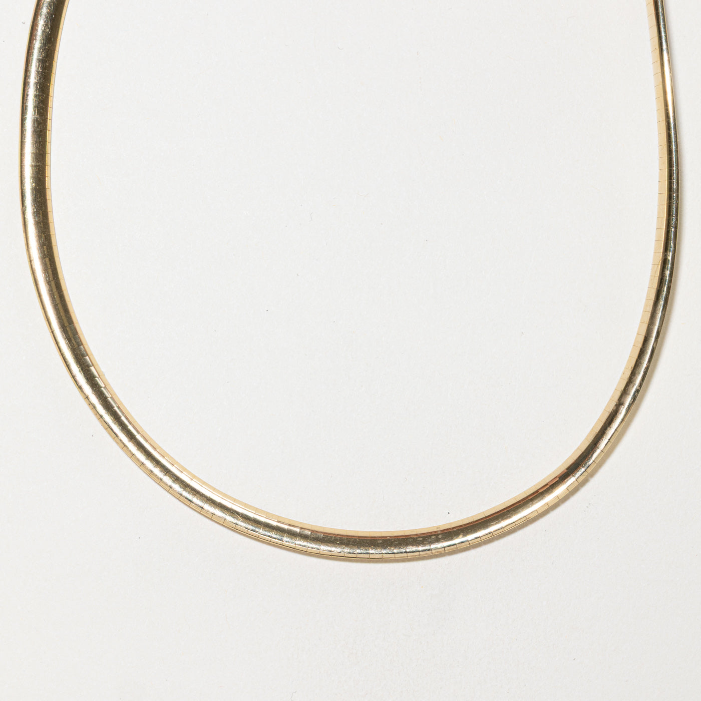 14k Omega Chain Necklace | 5.0mm | 19"