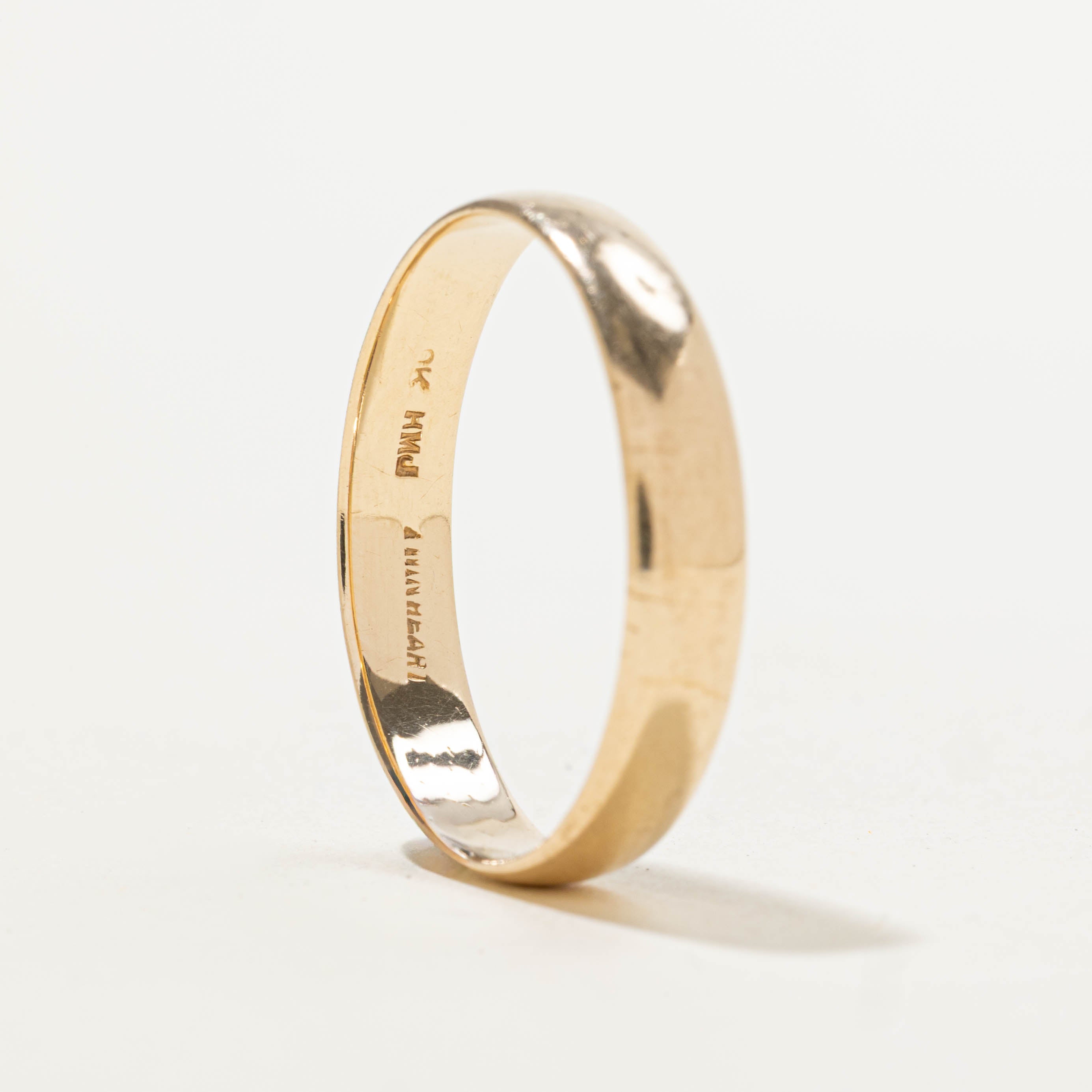 10k Yellow Gold Plain Band | 4.55mm | SZ 12