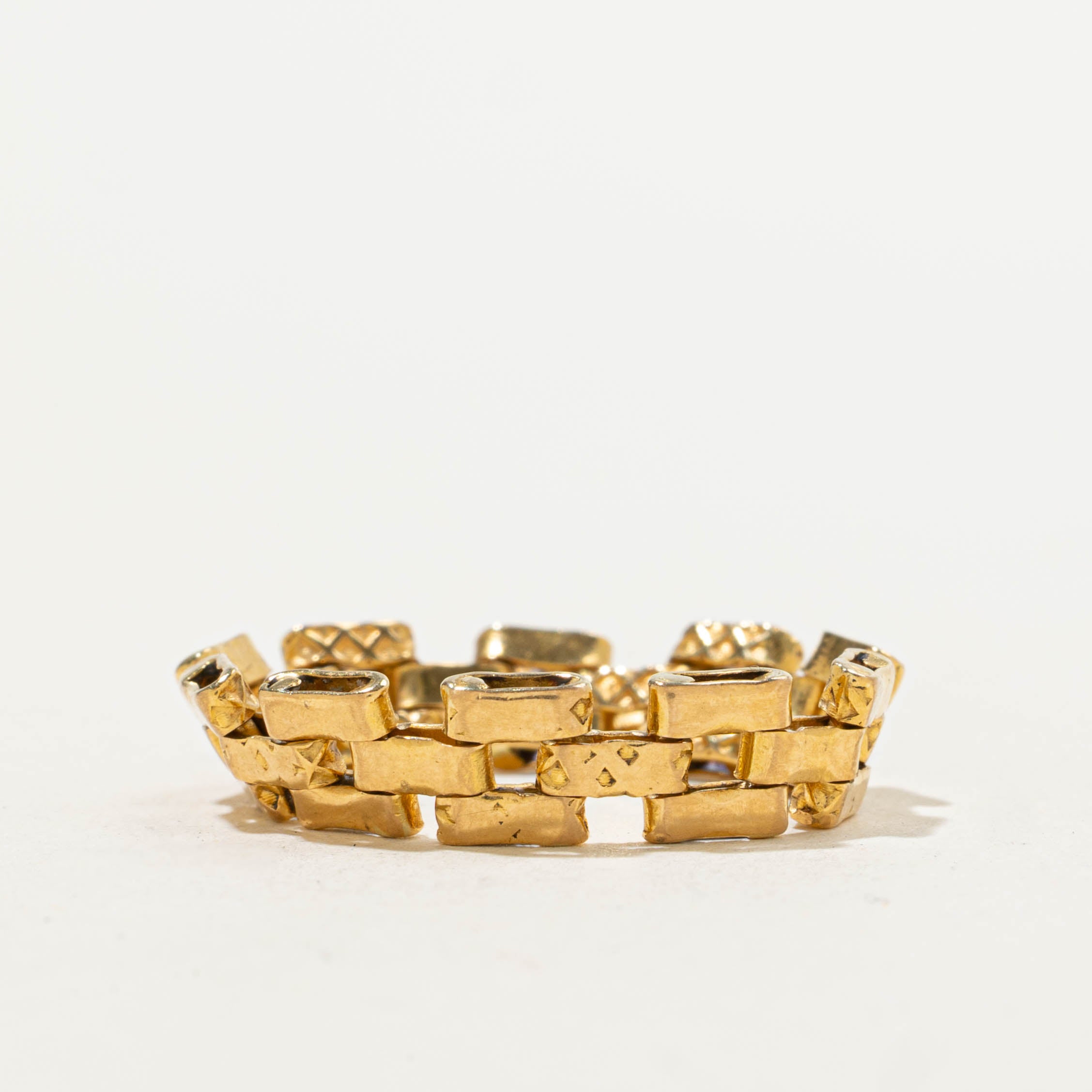 22k Panther Link Chain Band | 5.25mm | SZ 8.25