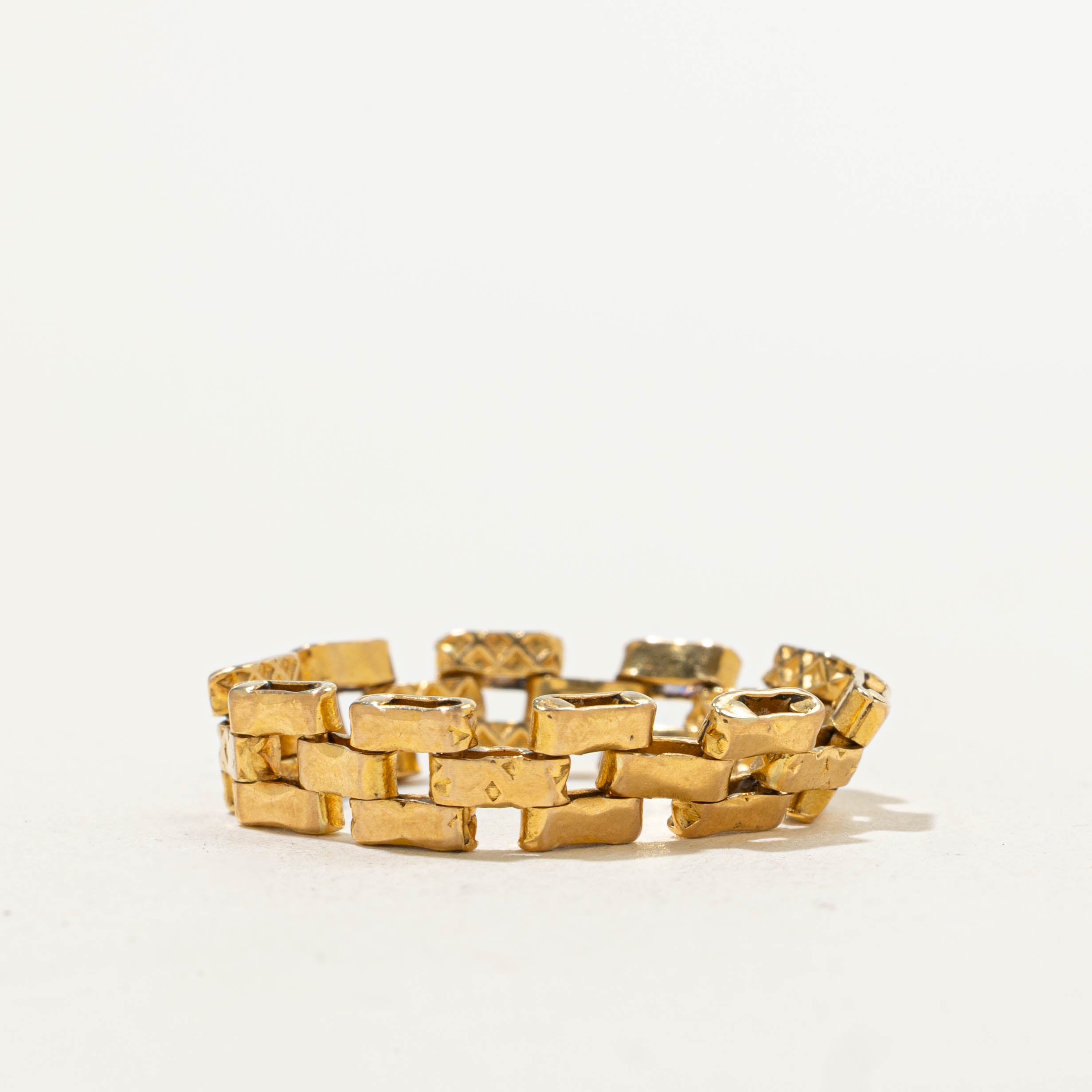 22k Panther Link Chain Band | 5.25mm | SZ 8.25
