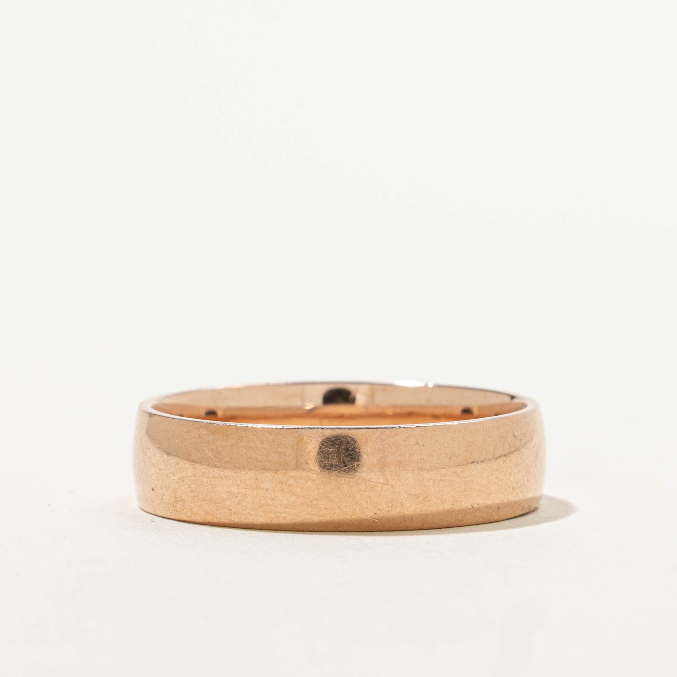 10k Rose Gold Plain Band | 5.85mm | SZ 11.75