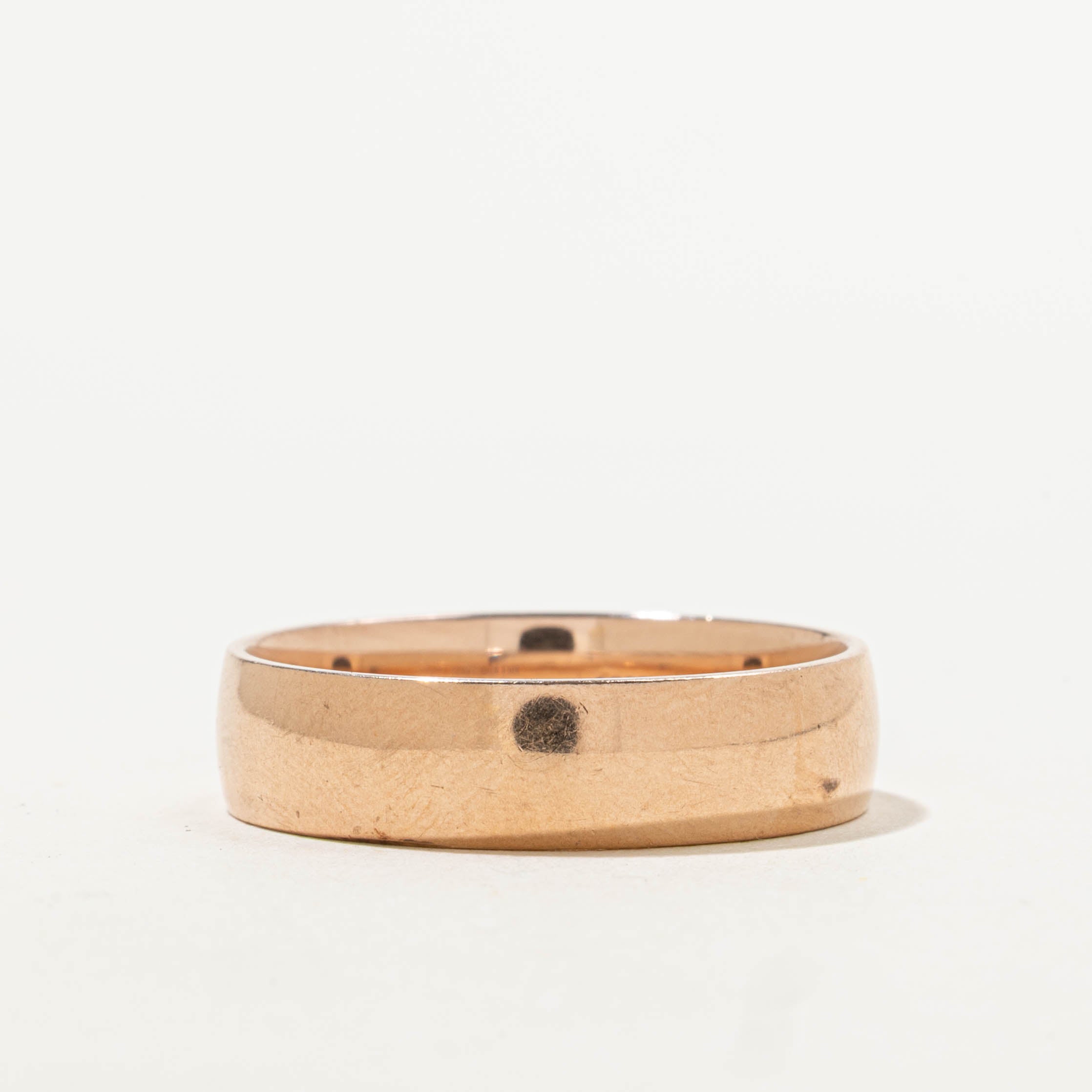 10k Rose Gold Plain Band | 5.85mm | SZ 11.75