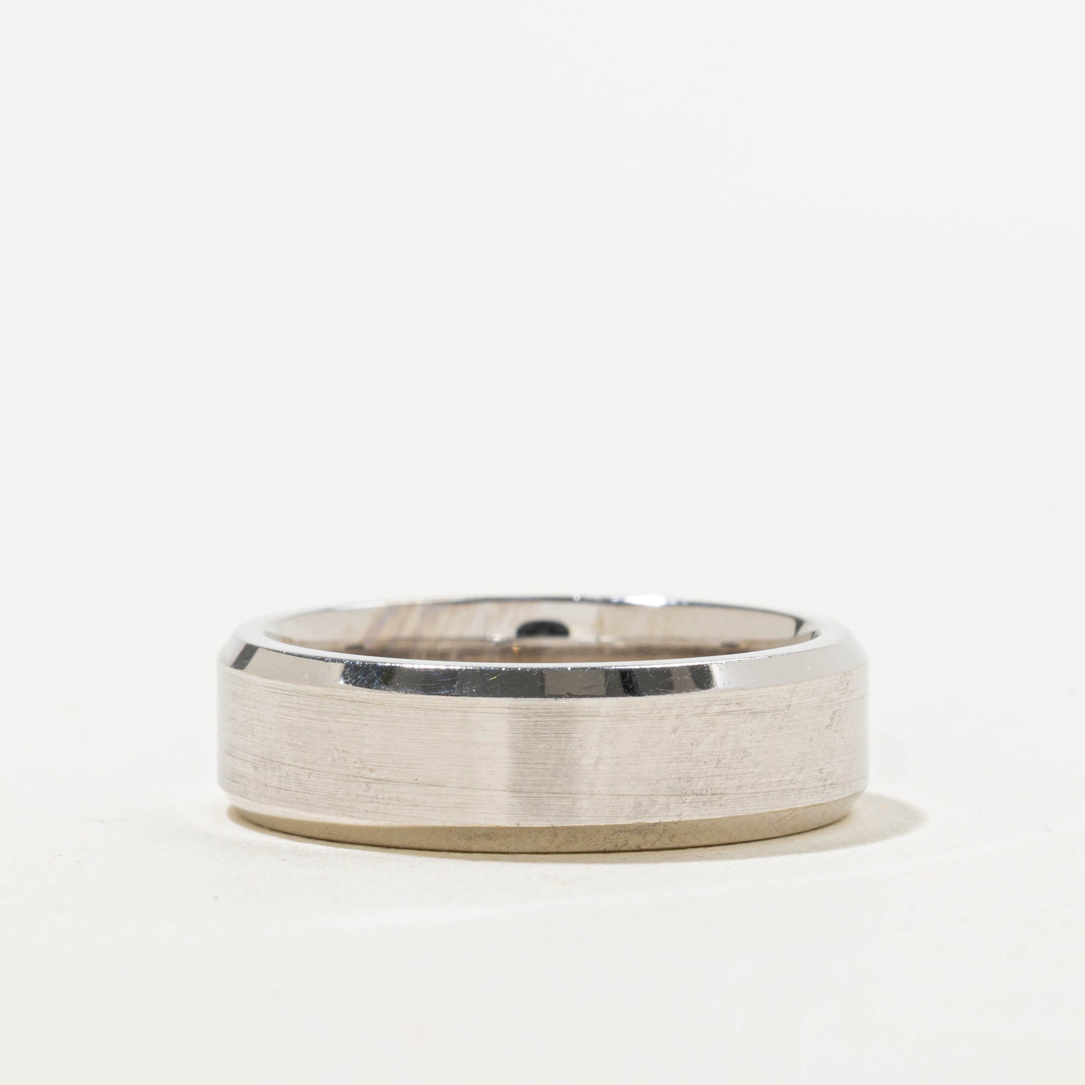 10k White Gold Plain Band | 6.05mm | SZ 7.75