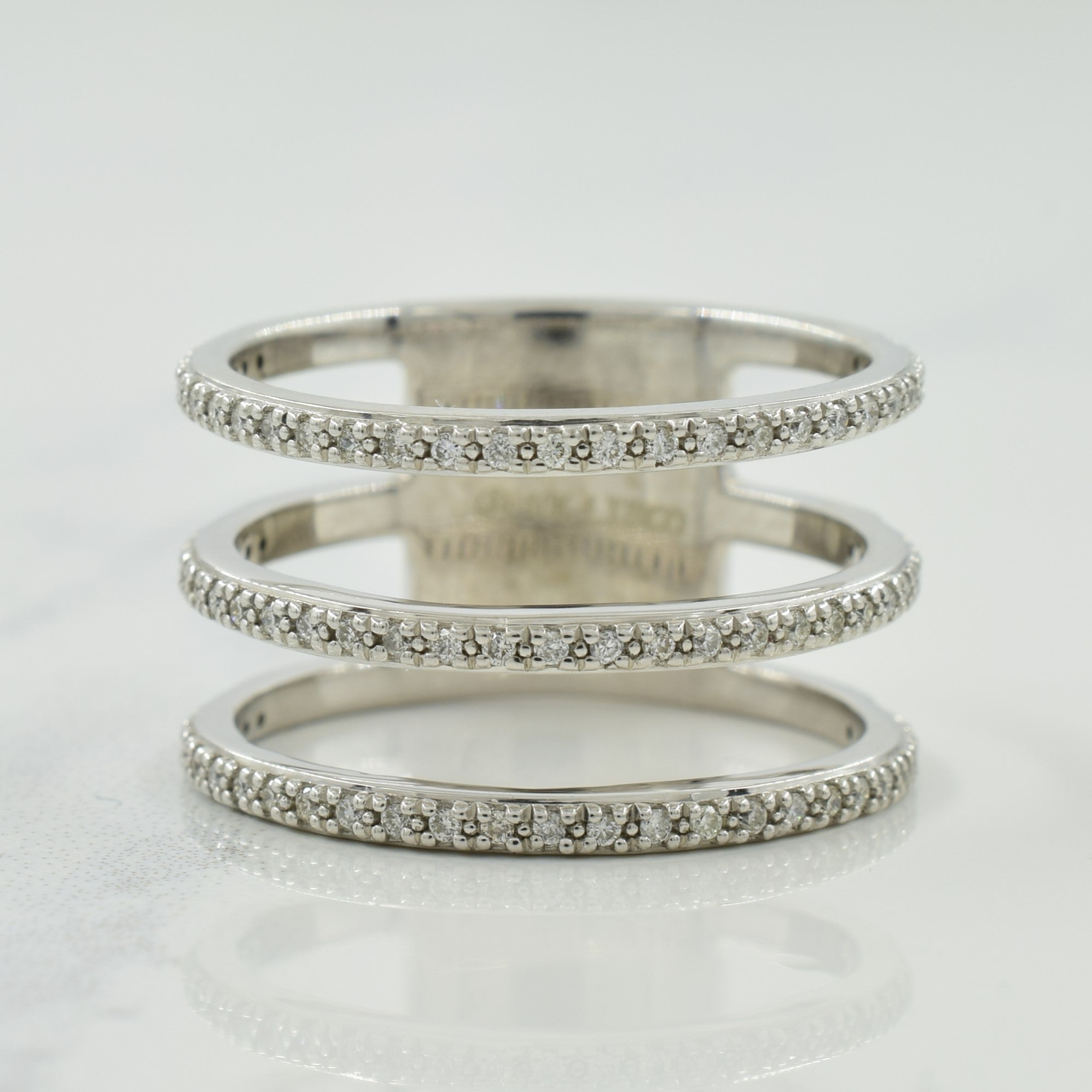 Three Row Diamond Ring | 0.33ctw | SZ 6.25 |