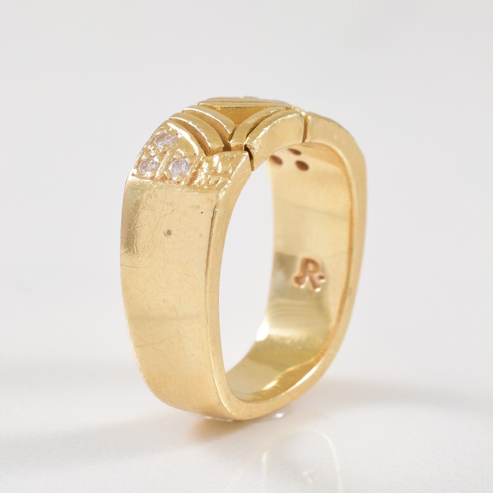 Pave Set Diamond Ring | 0.24ctw | SZ 5 |