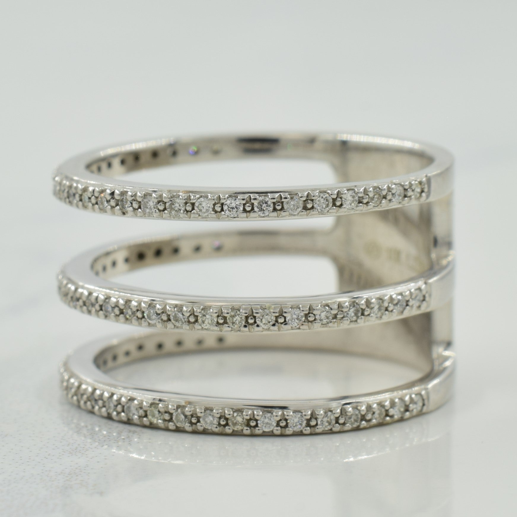 Three Row Diamond Ring | 0.33ctw | SZ 6.25 |