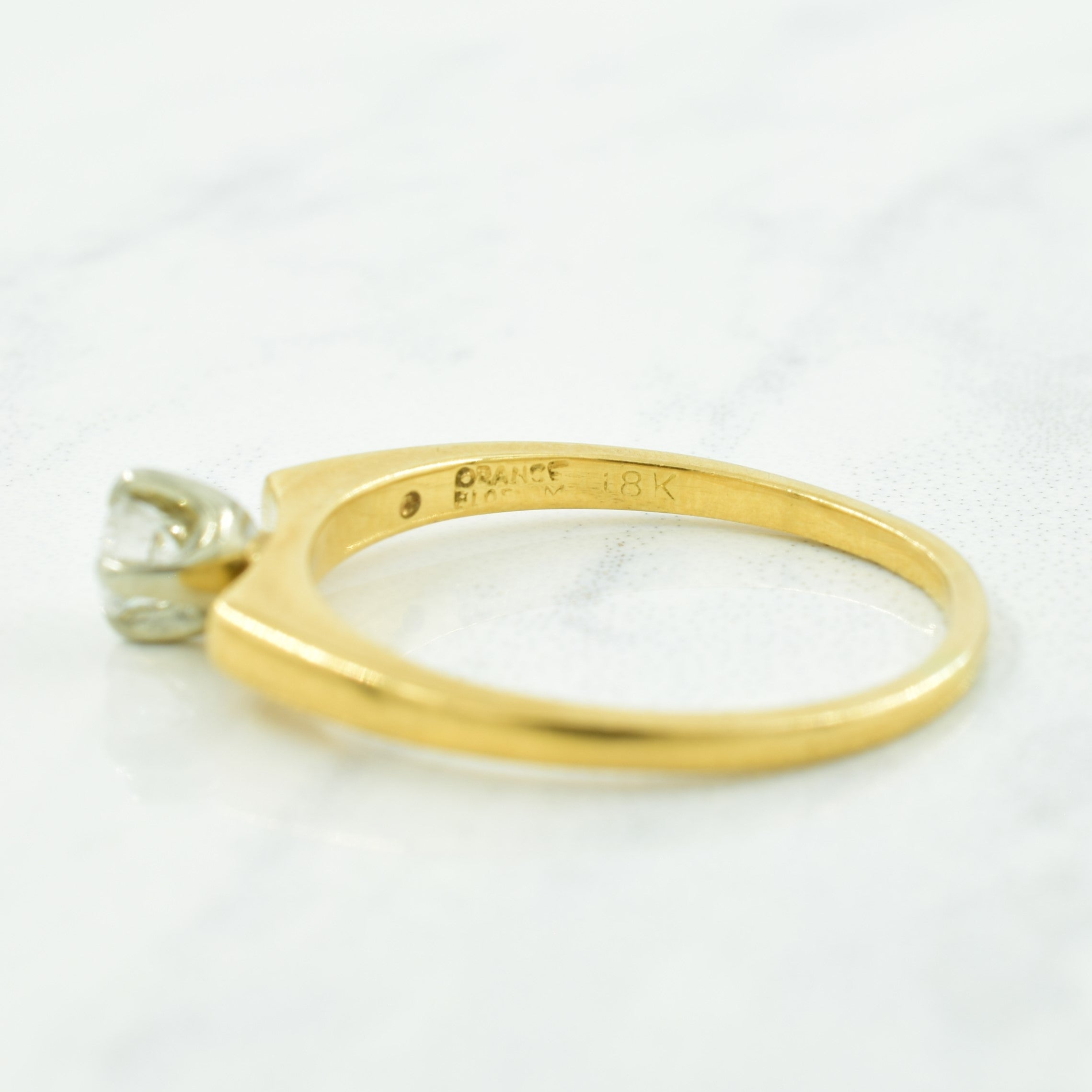 Solitaire Diamond Ring | 0.16ct | SZ 6.5 |