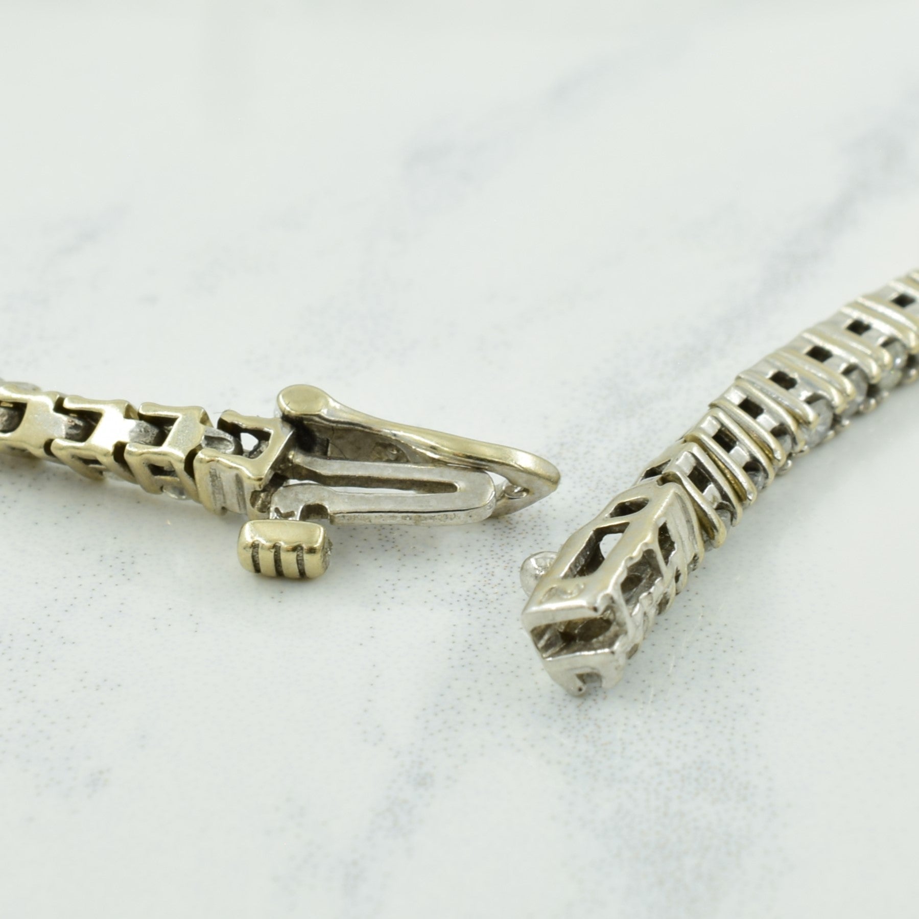 Diamond Cross 18k Bracelet | 2.00ctw | 7.50" |
