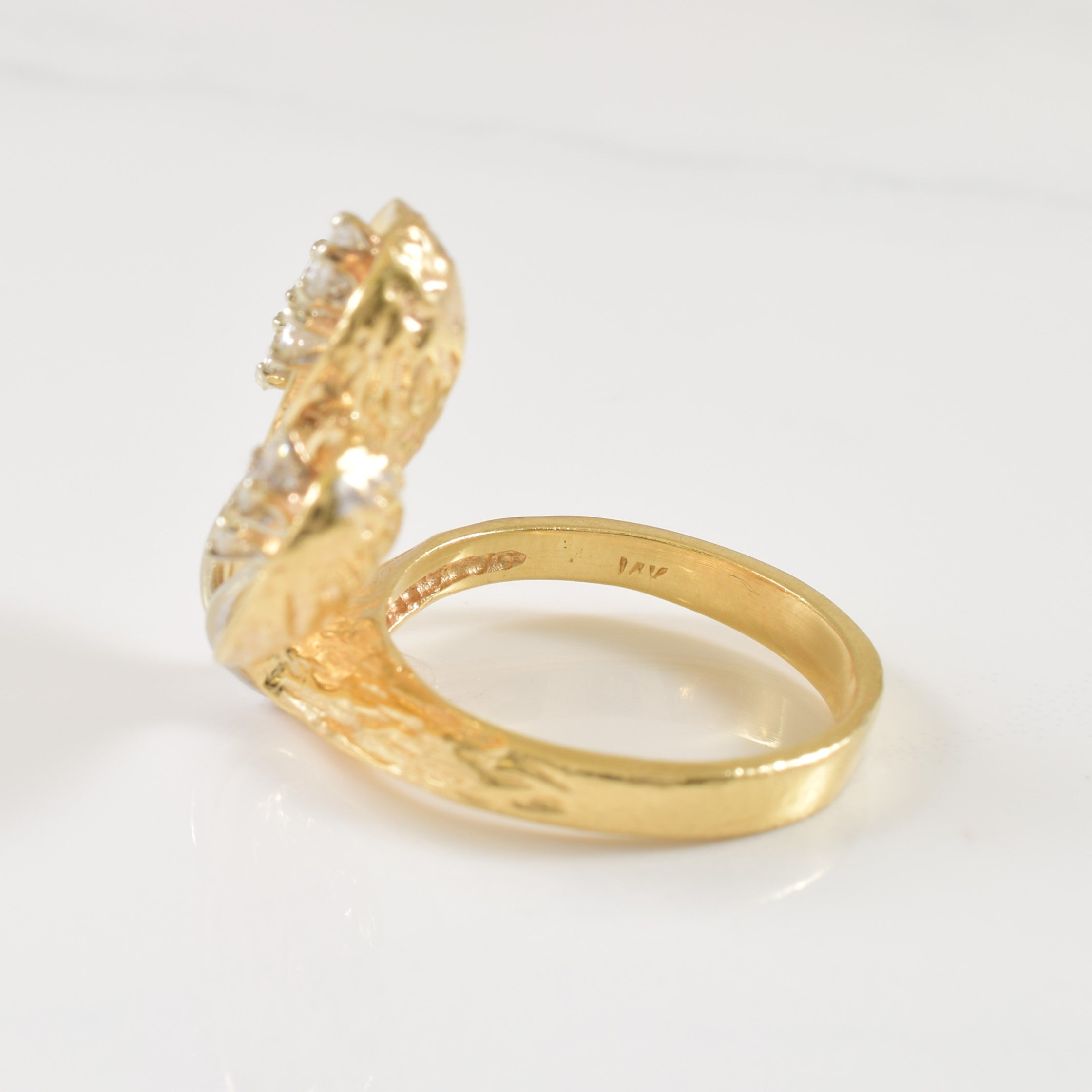 Diamond Leaf Ring | 0.48ctw | SZ 6 |