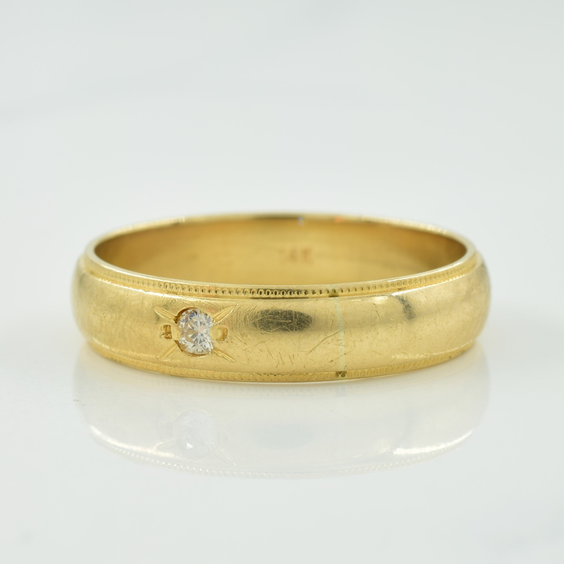 Single Stone Diamond Ring | 0.05ct | SZ 9.75 |