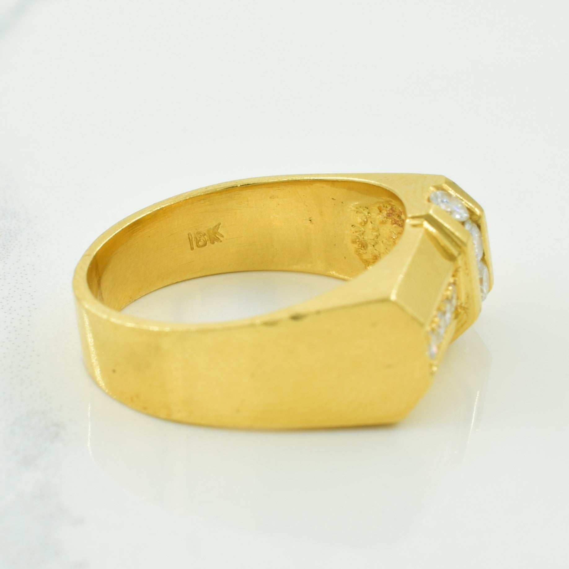 Channel & Pave Set Diamond Ring | 0.36ctw | SZ 9.25 |