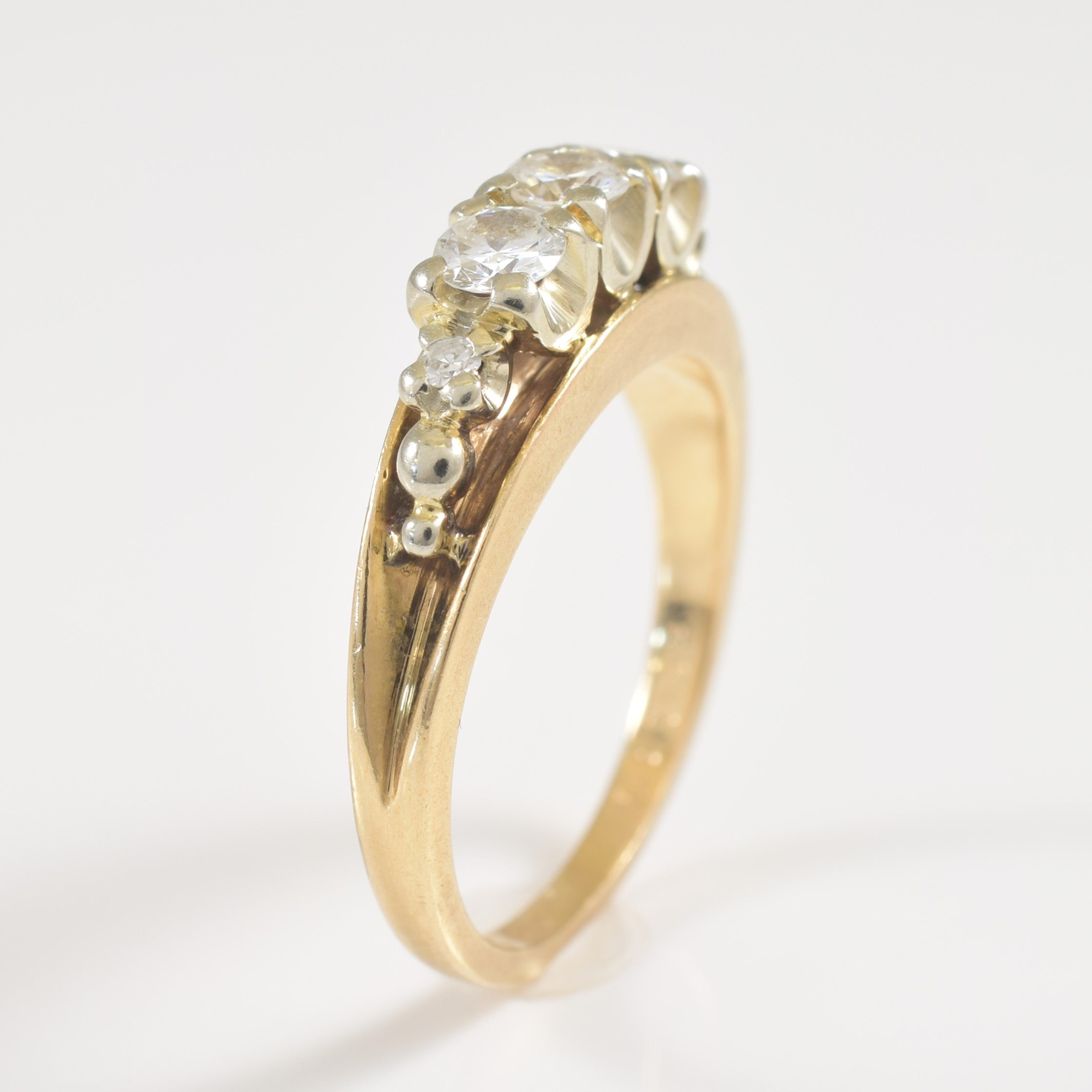 Five Stone Diamond Ring | 0.42ctw | SZ 4.5 |