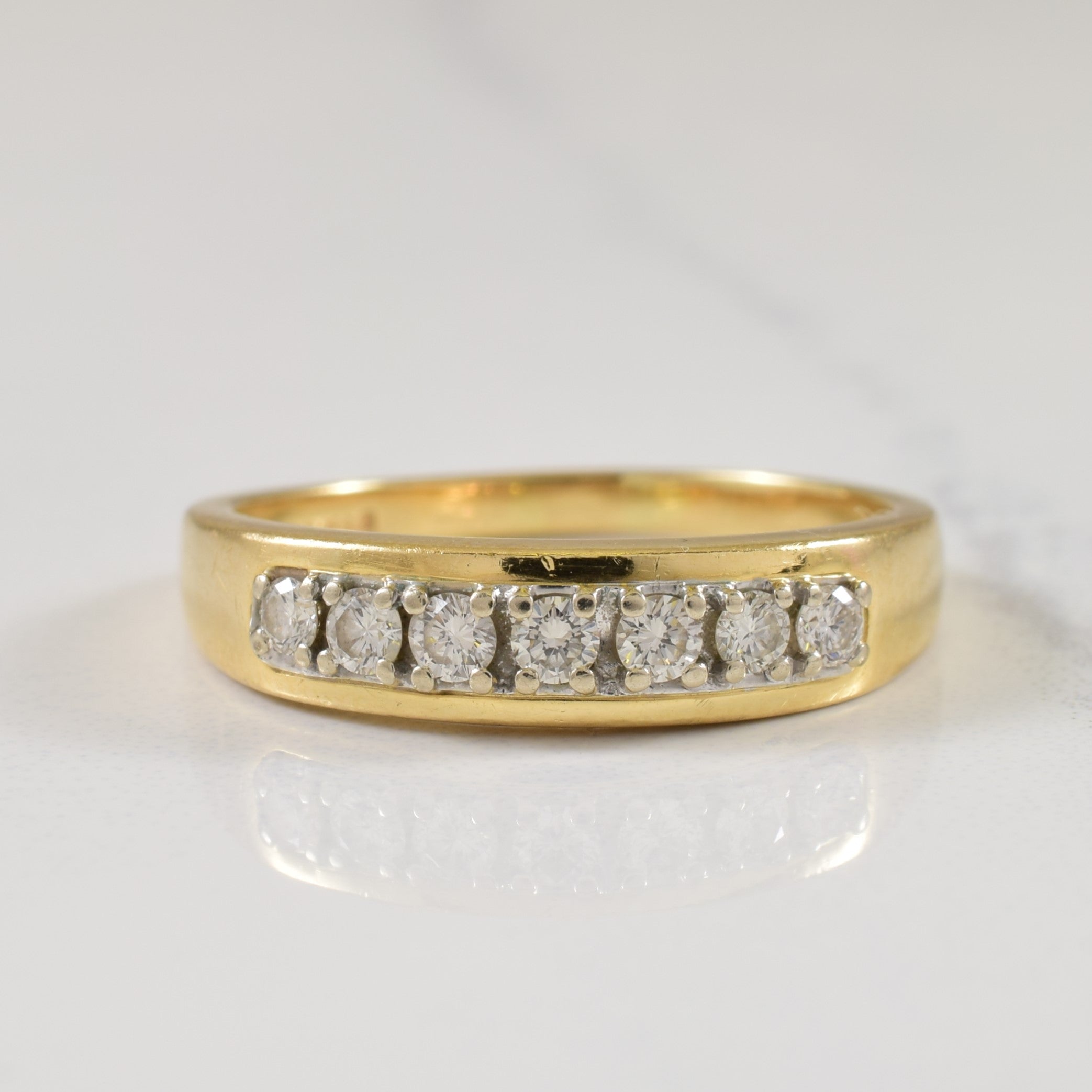 Pave Set Diamond Ring | 0.25ctw | SZ 7 |