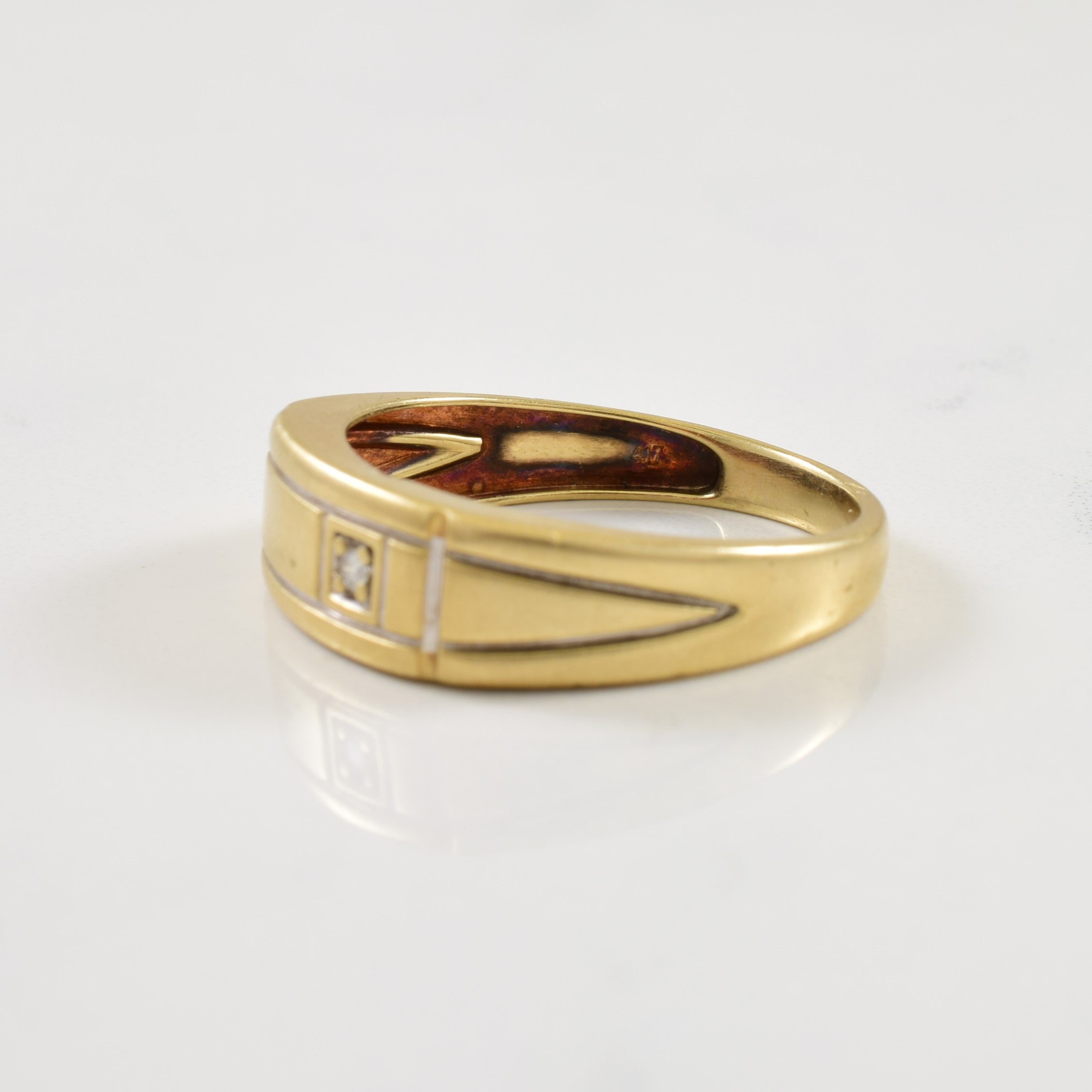 Single Stone Diamond Ring | 0.02ct | SZ 10.75 |